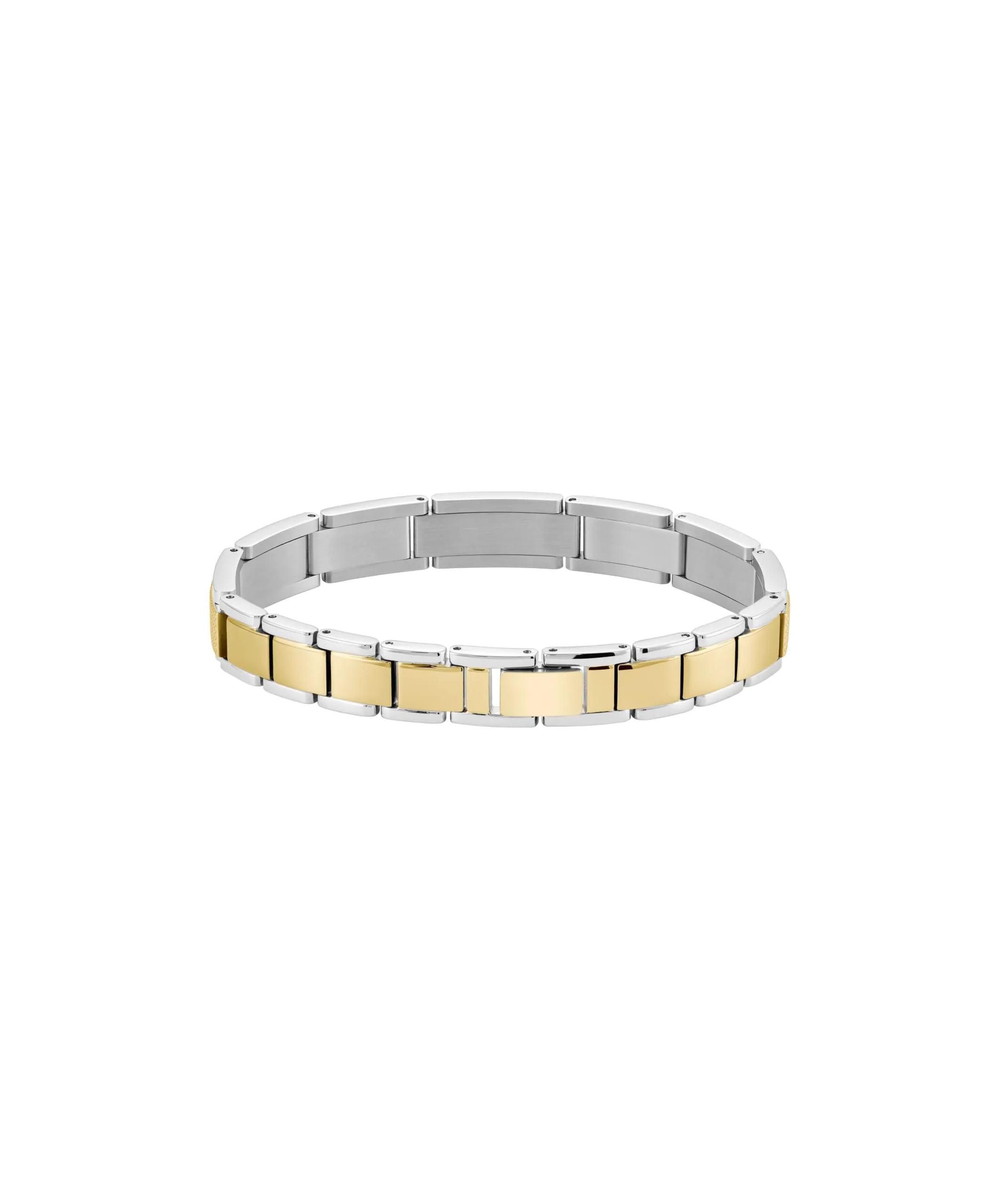Bracciale da uomo Lacoste Stencil Collection in acciaio inossidabile bicolore 2040550 - immagine 3