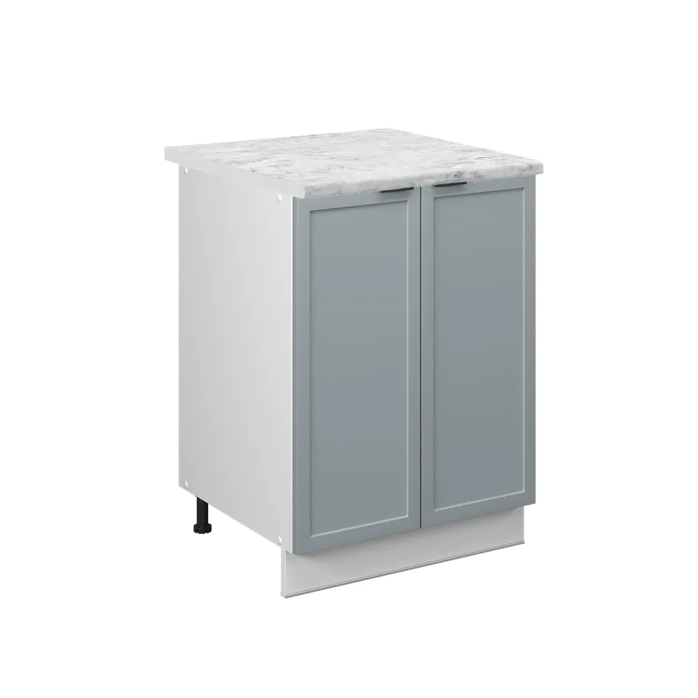 Vicco Mobiletto Base Cucina Fame-Line, Blu-grigio Chiaro, 60 cm - immagine 1