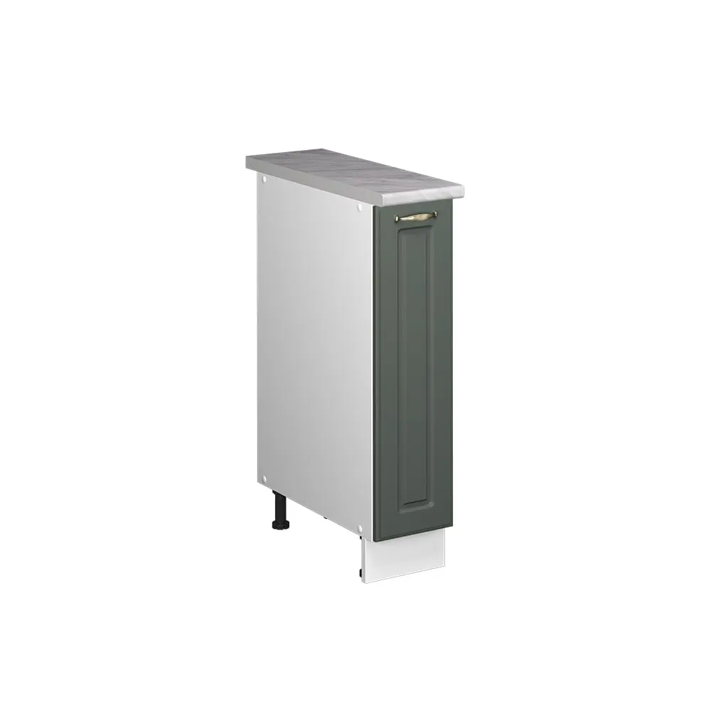 Vicco Mobiletto base cucina Fame-Line, Verde-oro country, 60 cm - immagine 1