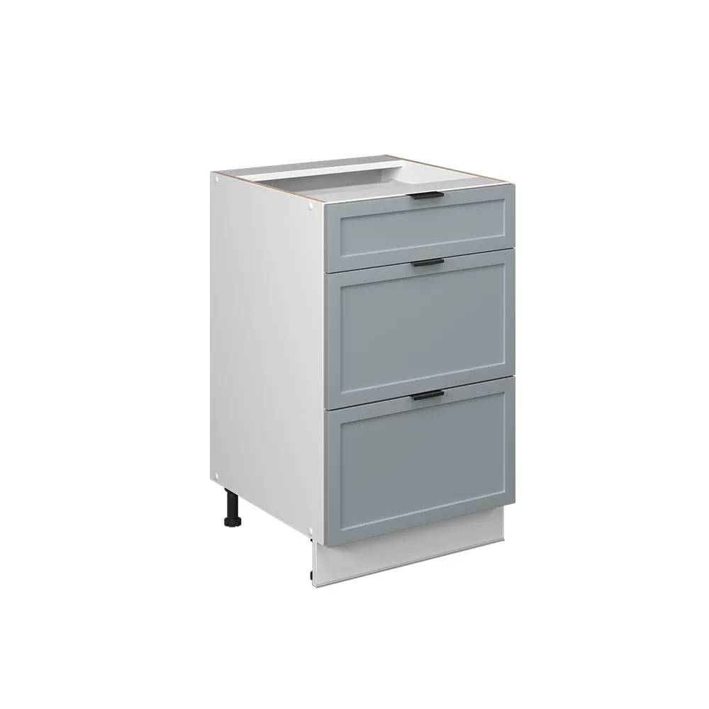 Vicco Fame-Line Mobiletto base per cucina, Blu-grigio chiaro, 50 cm - immagine 1