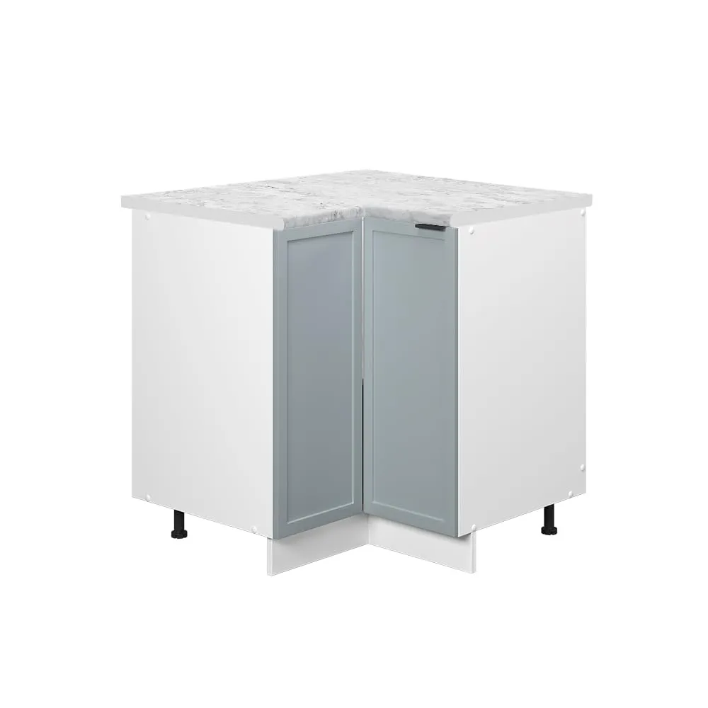 Vicco Mobile ad angolo cucina Fame-Line, Blu-grigio chiaro, 80.5 cm - immagine 1