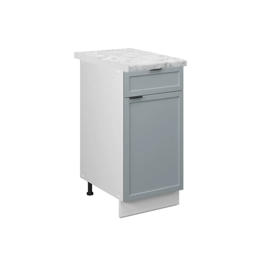 Vicco Mobiletto base per cucina Fame-Line, Blu-grigio chiaro, 40 cm - immagine 1