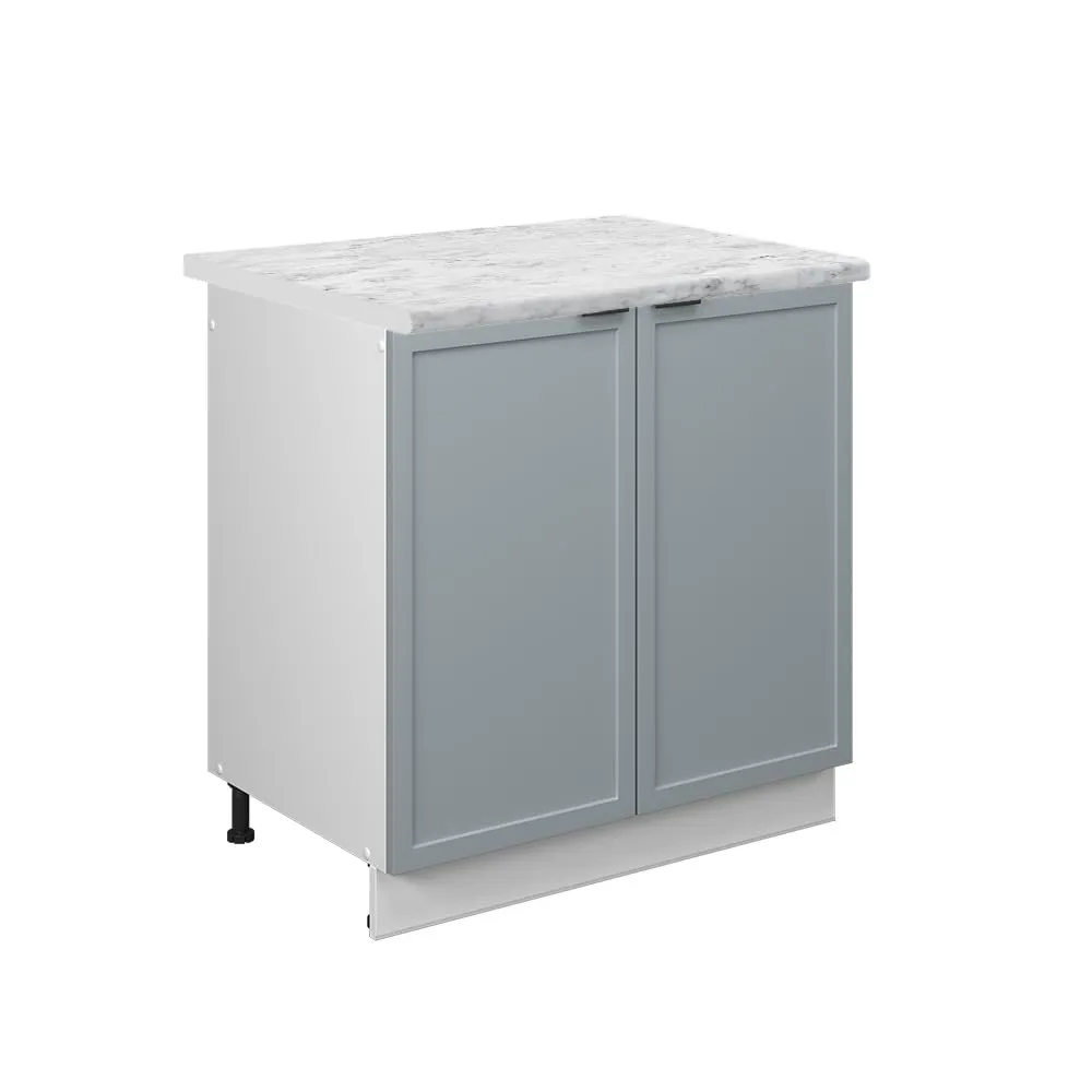 Vicco Mobile Lavello Cucina Fame-Line, Blu-Grigio Chiaro, 80 cm - immagine 1