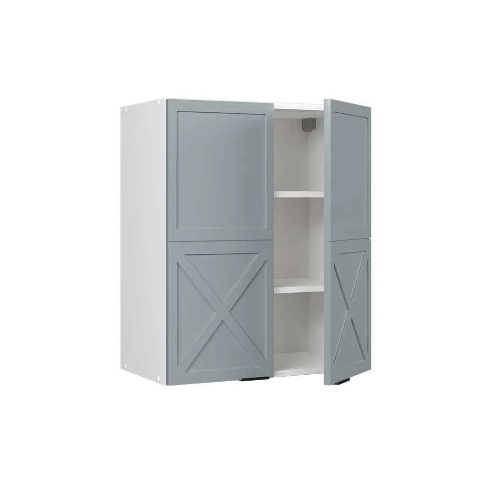 Vicco Pensile da cucina Fame-Line, Blu-grigio chiaro, 60 cm - immagine 4