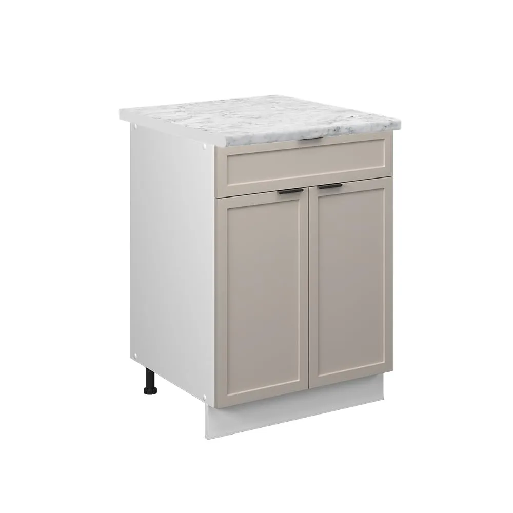 Vicco Mobiletto Base per Cucina Fame-Line, GrigioBeige, 60 cm - immagine 1