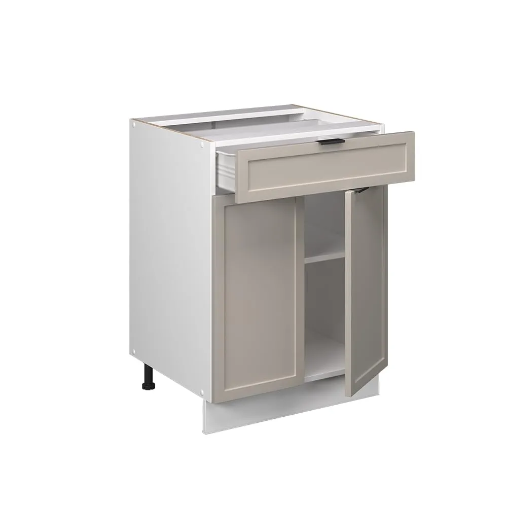 Vicco Mobiletto Base per Cucina Fame-Line, GrigioBeige, 60 cm - immagine 6