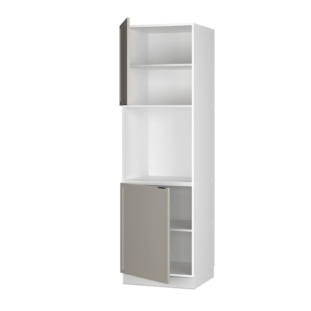Vicco Mobile per Forno da Incasso Fame-Line, GrigioBeige, 60 cm - immagine 5
