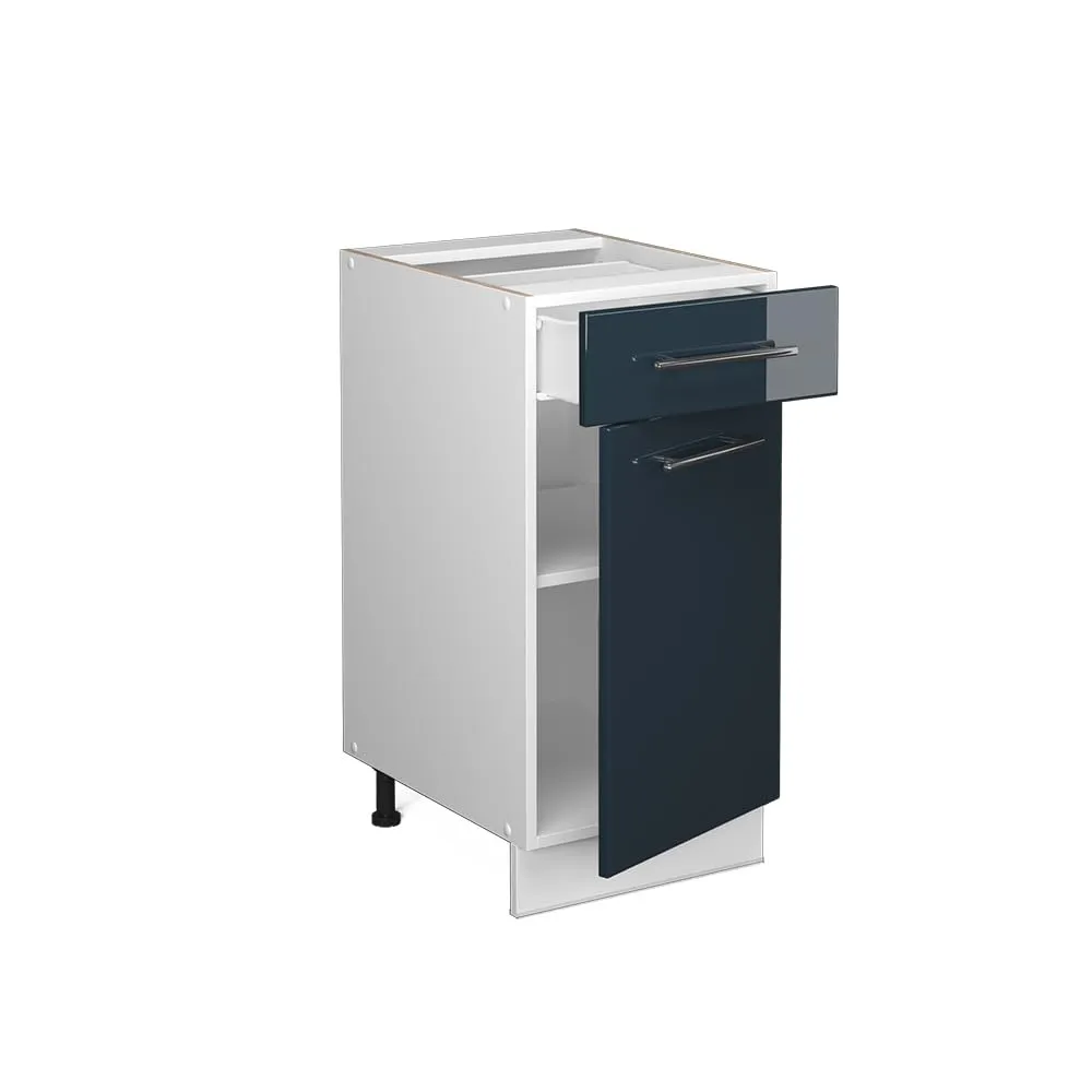 Vicco Mobiletto base per cucina Fame-Line, Blu scuro lucido, 40 cm - immagine 5