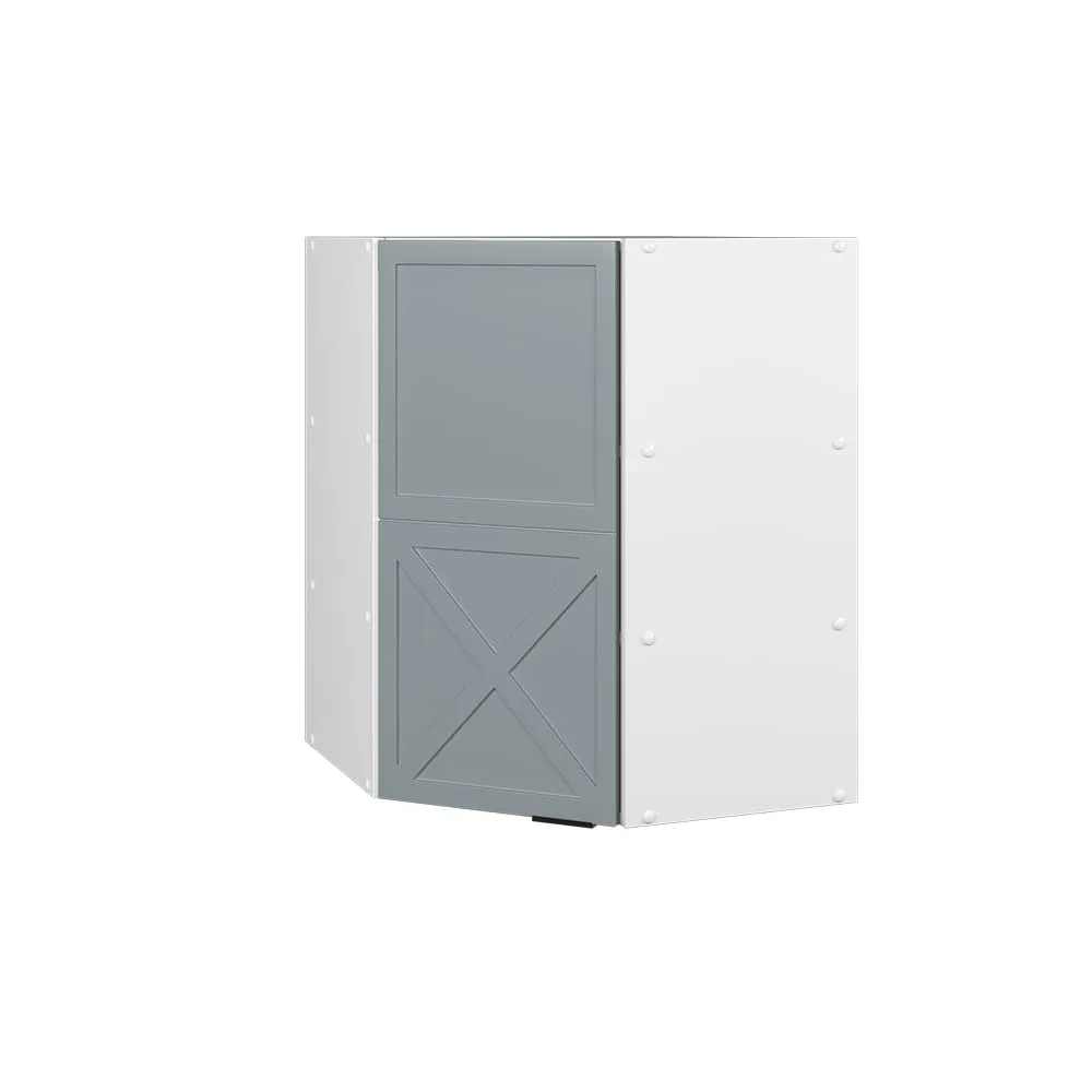 Vicco Fame-Line Mobile Angolare da Cucina, Blu-grigio Chiaro, 57 cm - immagine 1