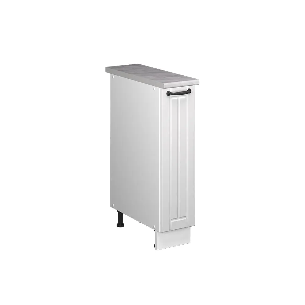 Vicco Mobile ad angolo cucina Fame-Line, Bianco country, 80.5 cm - immagine 1