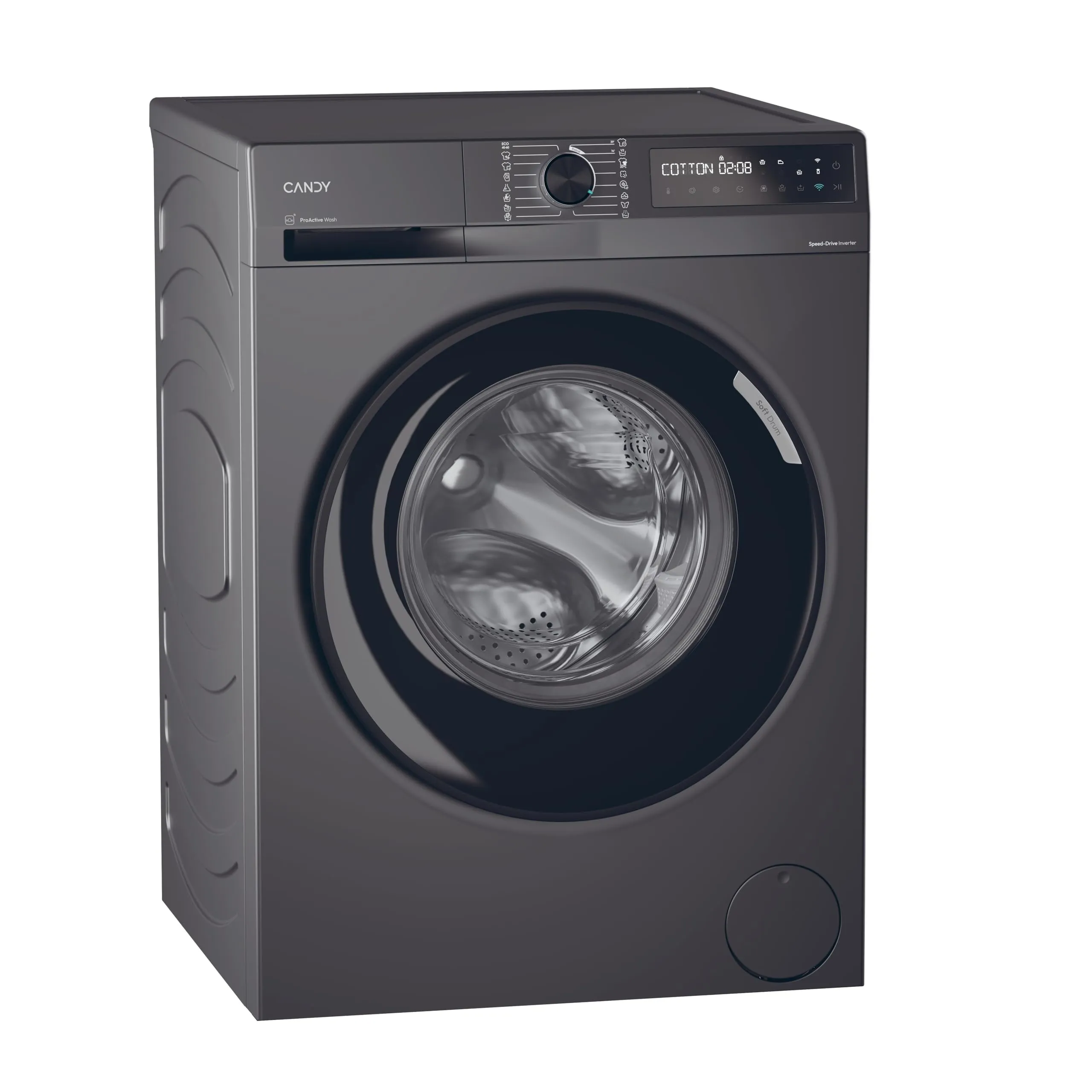 Candy ProWash 500 Lavatrice 10 kg, 1400 Giri, Classe A-20%, Antracite - immagine 3