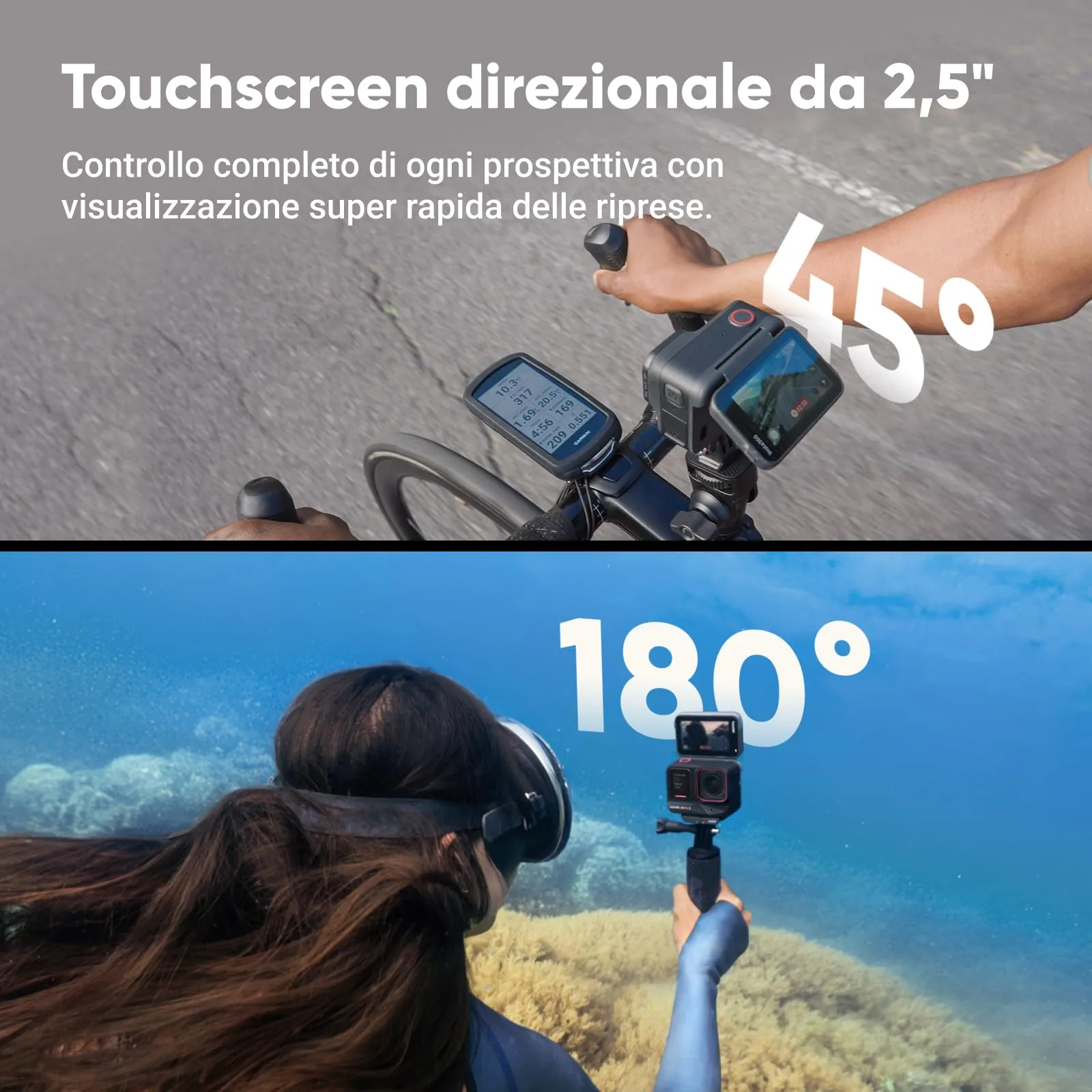 Insta360 Ace Pro 2 Essential Pack - Action Cam 8K Leica, Sensore 1/1.3", Doppio Chip IA - immagine 8