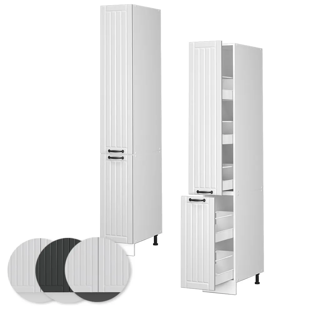 Vicco Armadio da farmacia Fame-Line, Bianco Country, 30 cm - immagine 5