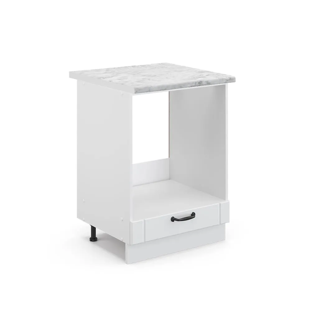 Vicco Mobile per forno da incasso Fame-Line, Bianco Country, 60 cm - immagine 1