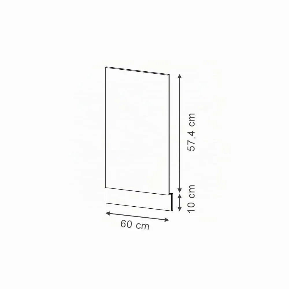 Vicco Pannello frontale Fame-Line, GrigioBeige, 60 cm - immagine 2