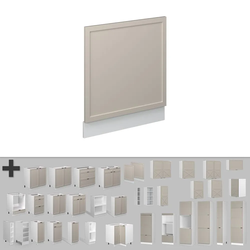 Vicco Pannello frontale Fame-Line, GrigioBeige, 60 cm - immagine 9