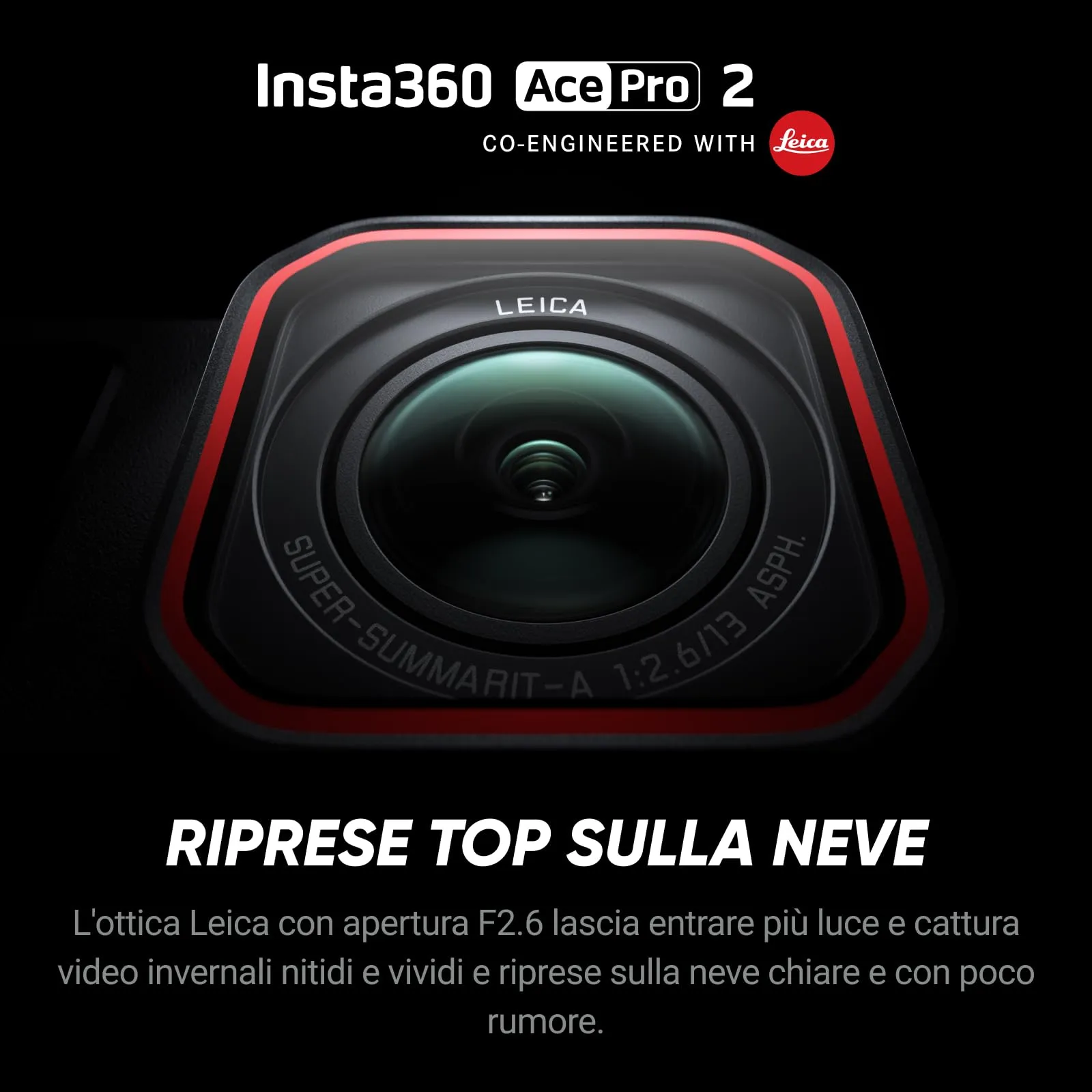 Insta360 Ace Pro 2 Pack Sci Action Cam 8K Leica 1/1.3" Sensor - immagine 3
