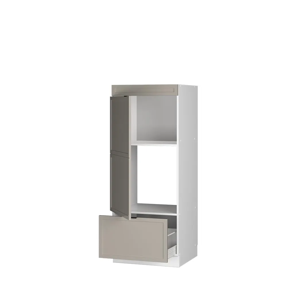 Vicco Mobile Cucina Dispensa Fame-Line, Grigiobeige/Bianco 60 cm - immagine 4