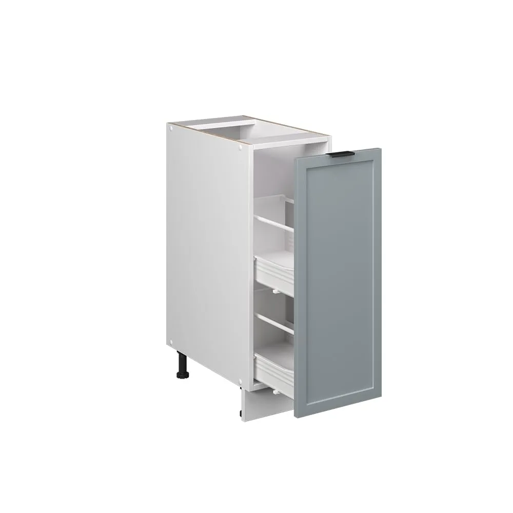 Vicco Fame-Line Dispensa Cucina con Cassetto Estraibile, Blu-grigio chiaro, 30 cm - immagine 4