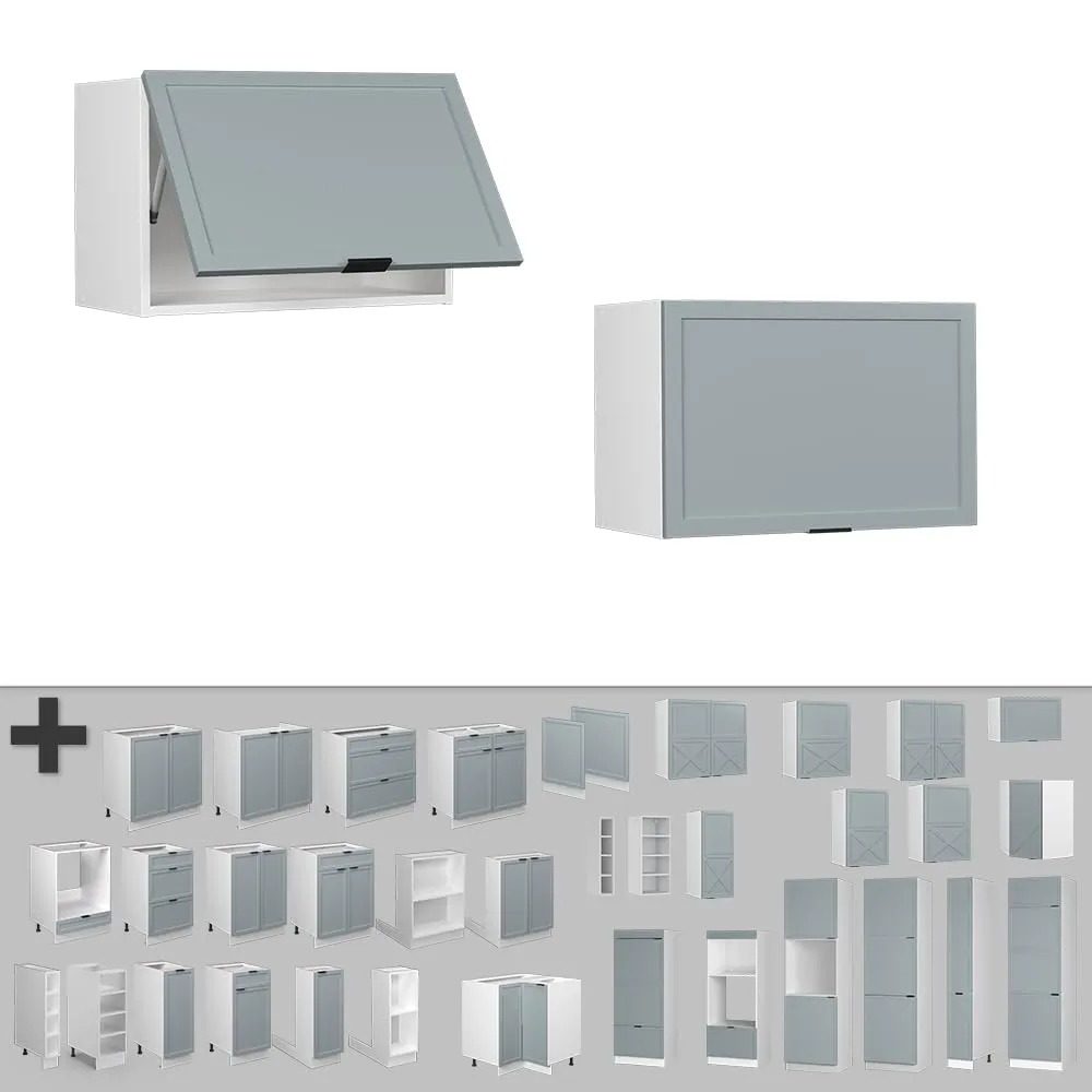 Vicco Fame-Line Pensile da cucina, Blu-grigio chiaro, 60 cm - immagine 5