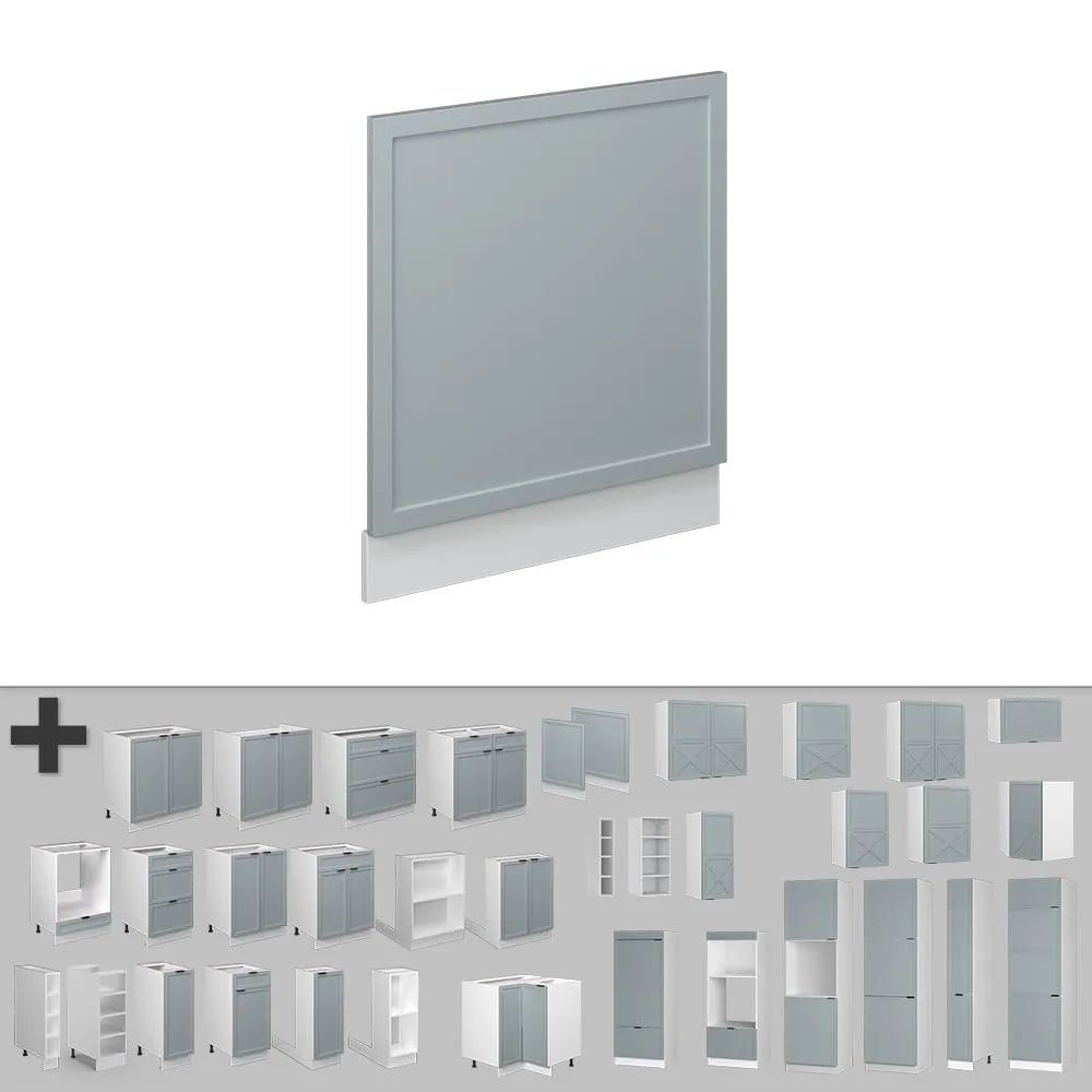 Vicco Pannello frontale Fame-Line, Blu-grigio chiaro, 60 cm - immagine 4