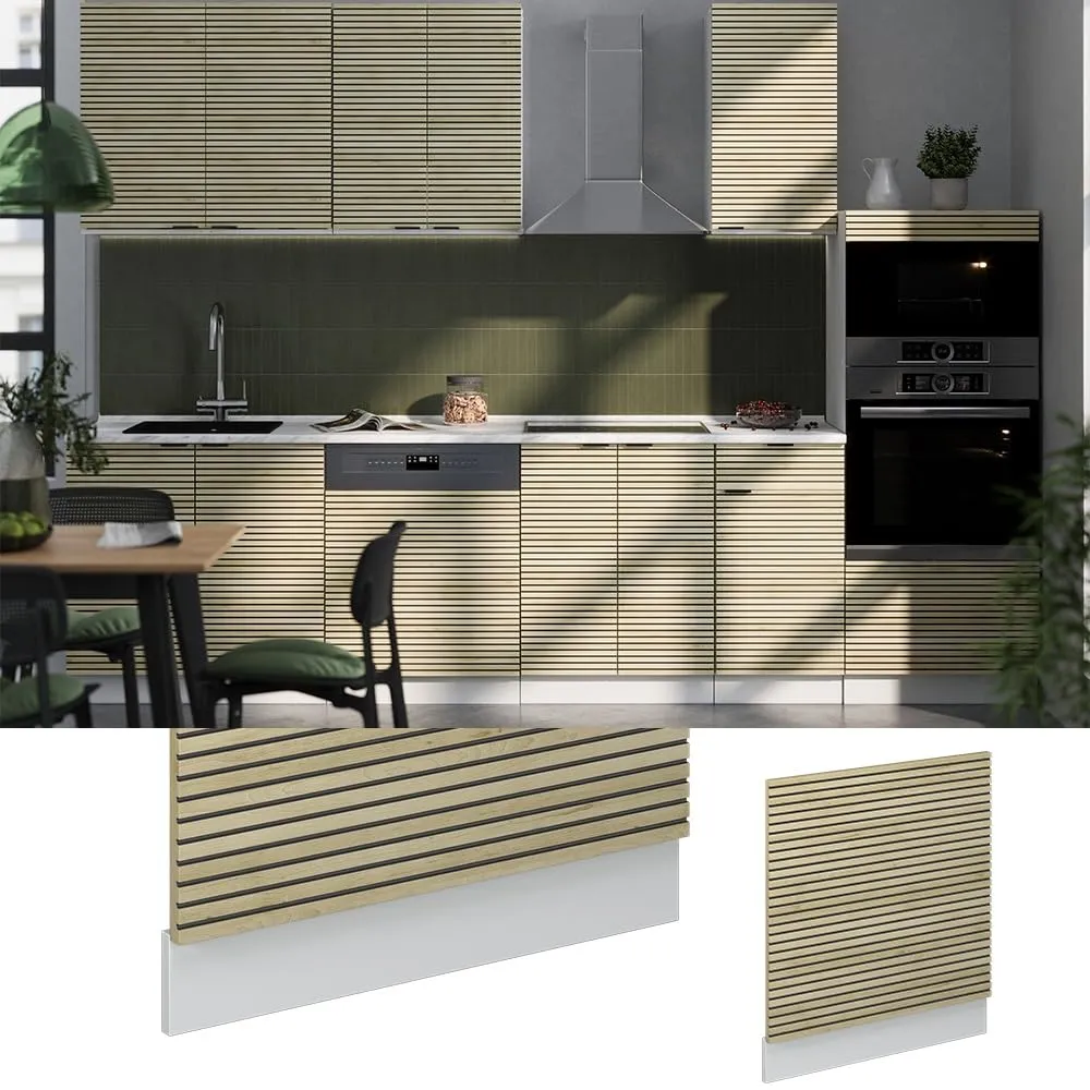 Vicco Pannello frontale Fame-Line per lavastoviglie in quercia, 60 cm - immagine 3