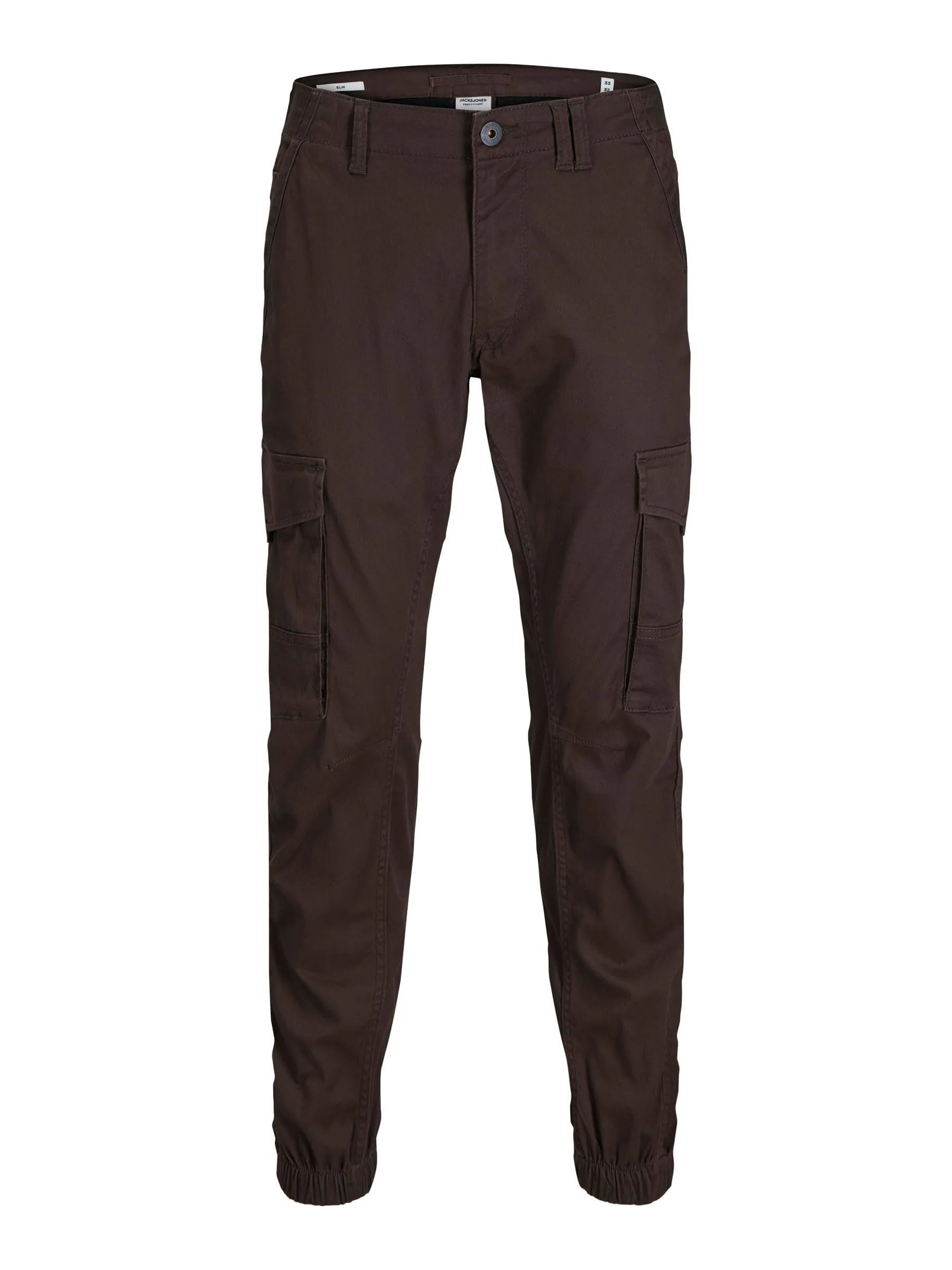 Jack & Jones Plus Size Cargo Pants Slim Tapered Fit Marrone 44/34 - immagine 1