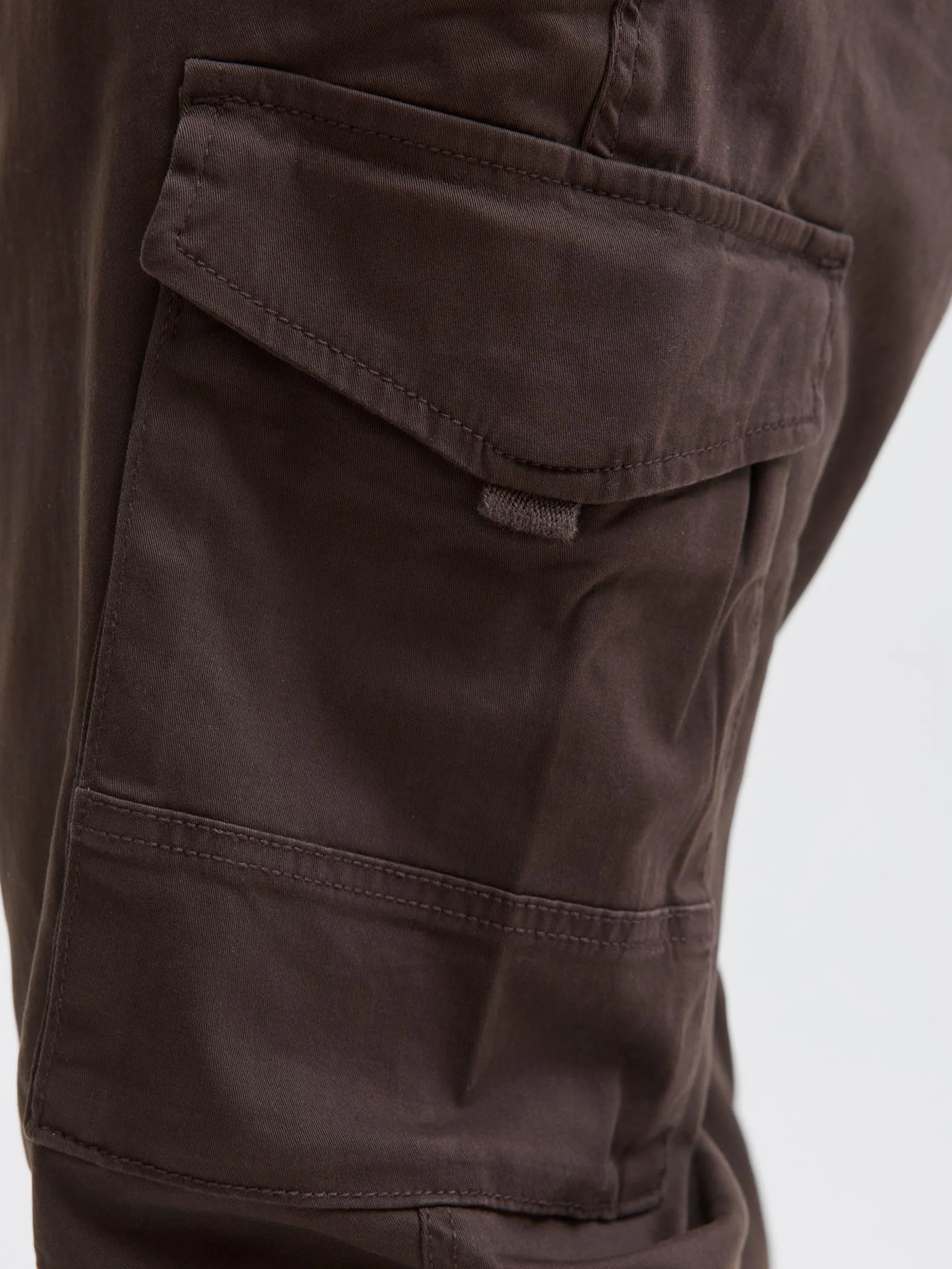 Jack & Jones Plus Size Cargo Pants Slim Tapered Fit Marrone 44/34 - immagine 5