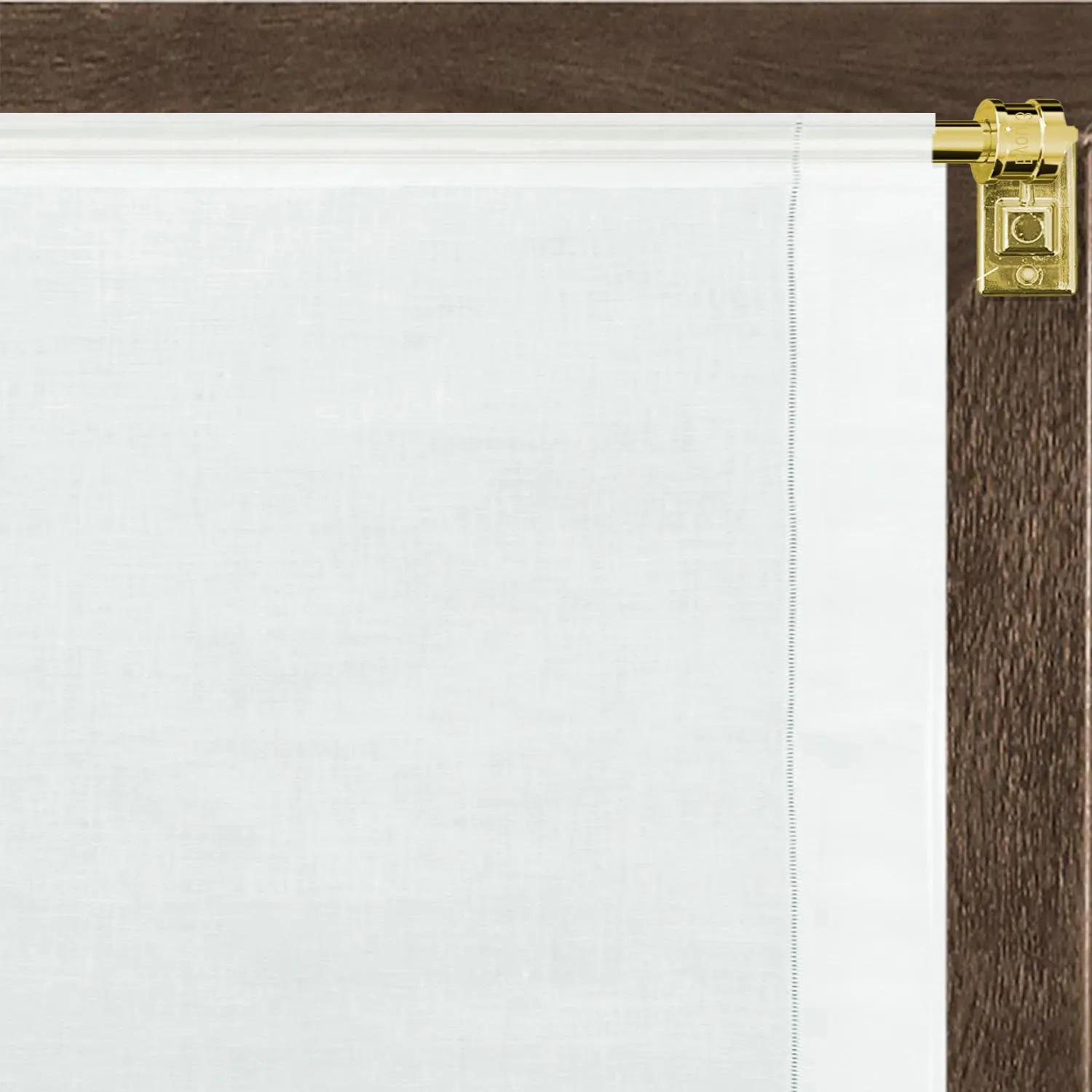 Byour3 Bastoni per tende a pressione estensibili per porta e finestra, Oro, 24-37 cm - immagine 7