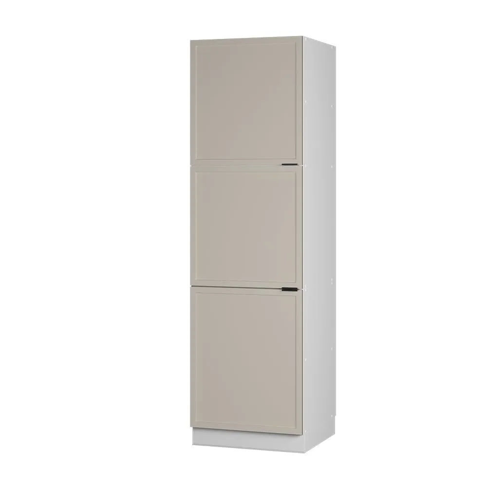 Vicco Mobile Cucina Dispensa Fame-Line, GrigioBeige/Bianco, 60 cm - immagine 1