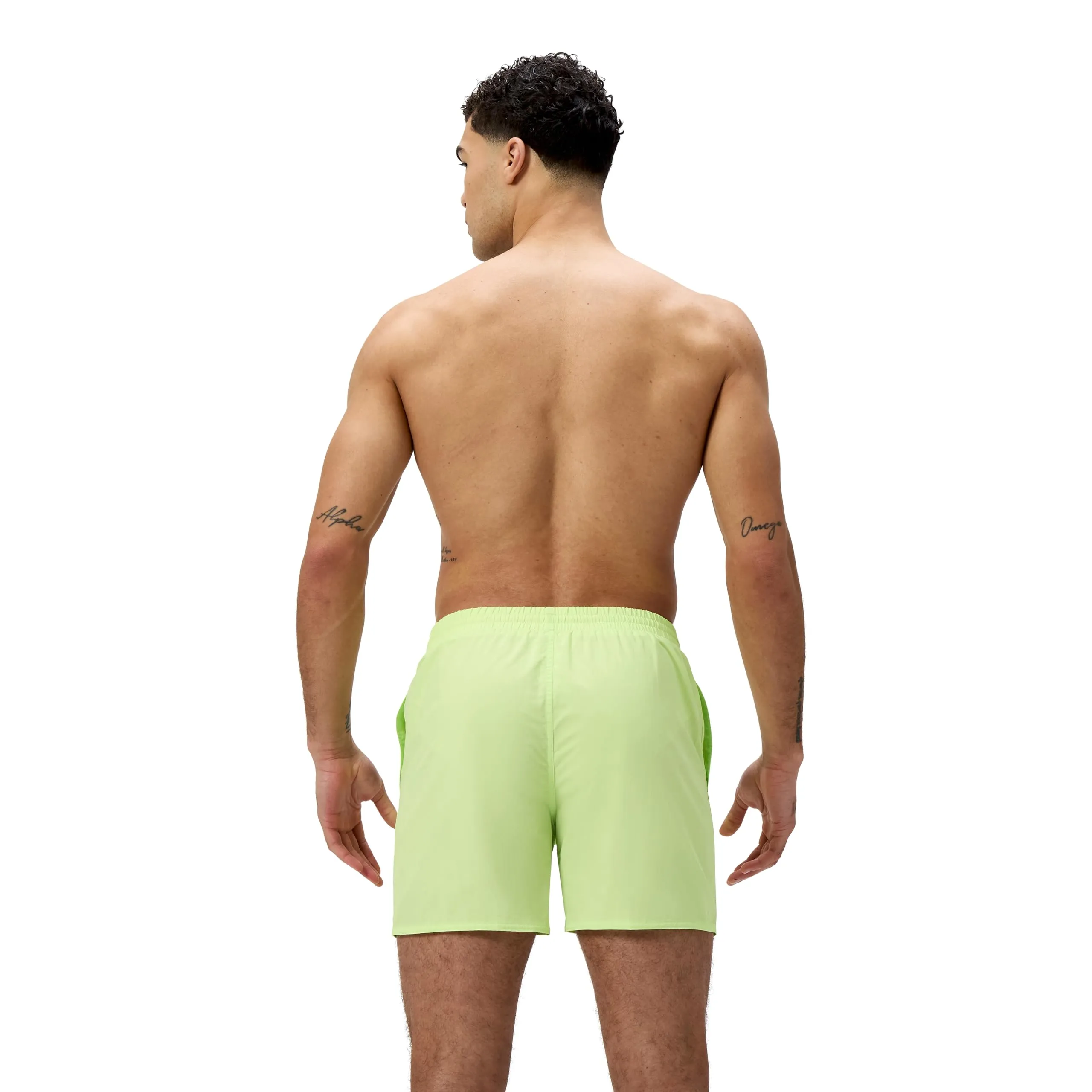 Speedo Men's 16" Watershort Swimming Trunks, Electric Lime/Cobalt/Iris Mirror, XL - immagine 3