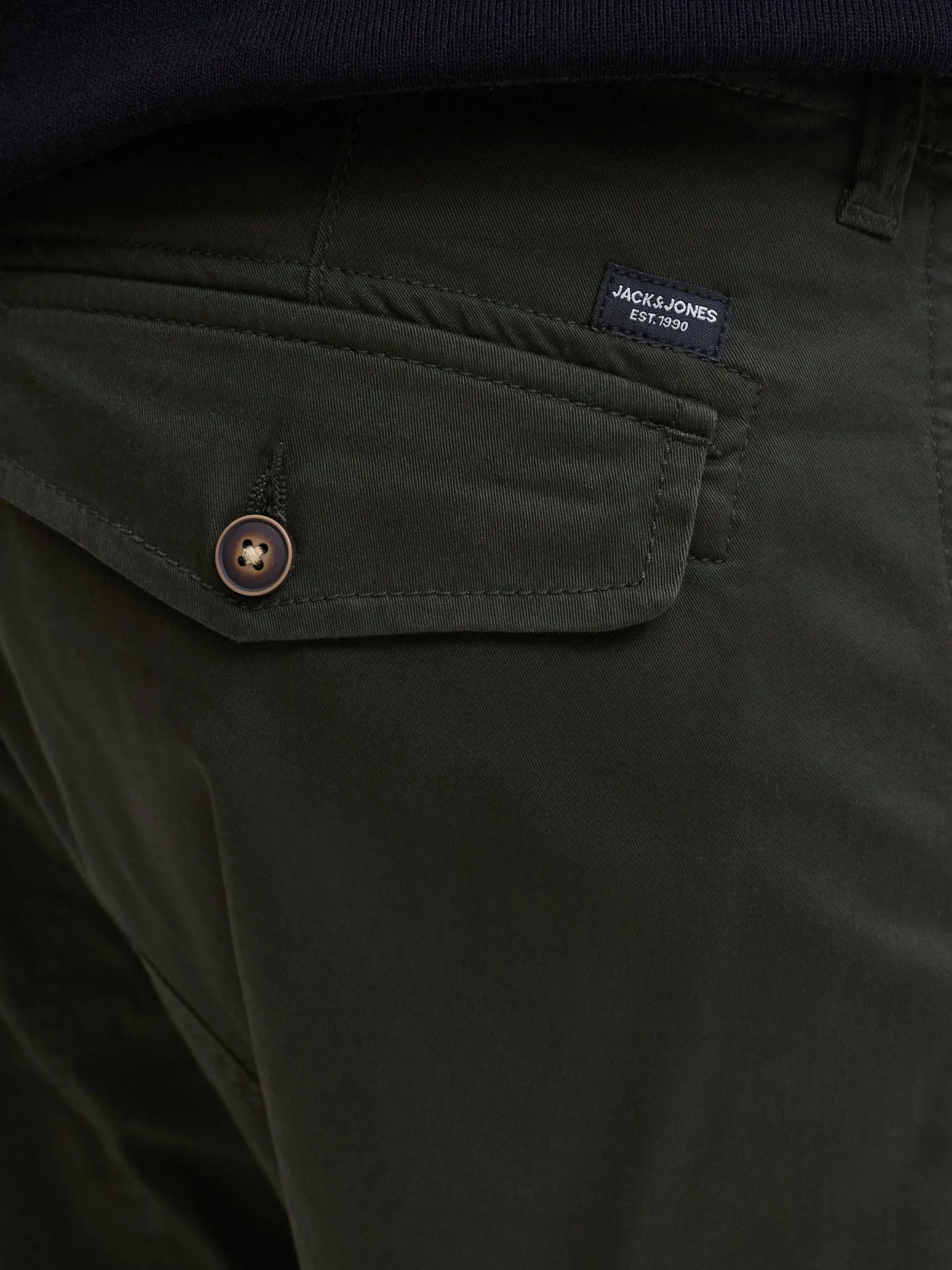 Jack & Jones Pantaloni Cargo Slim Fit Verde 32/32 - immagine 6