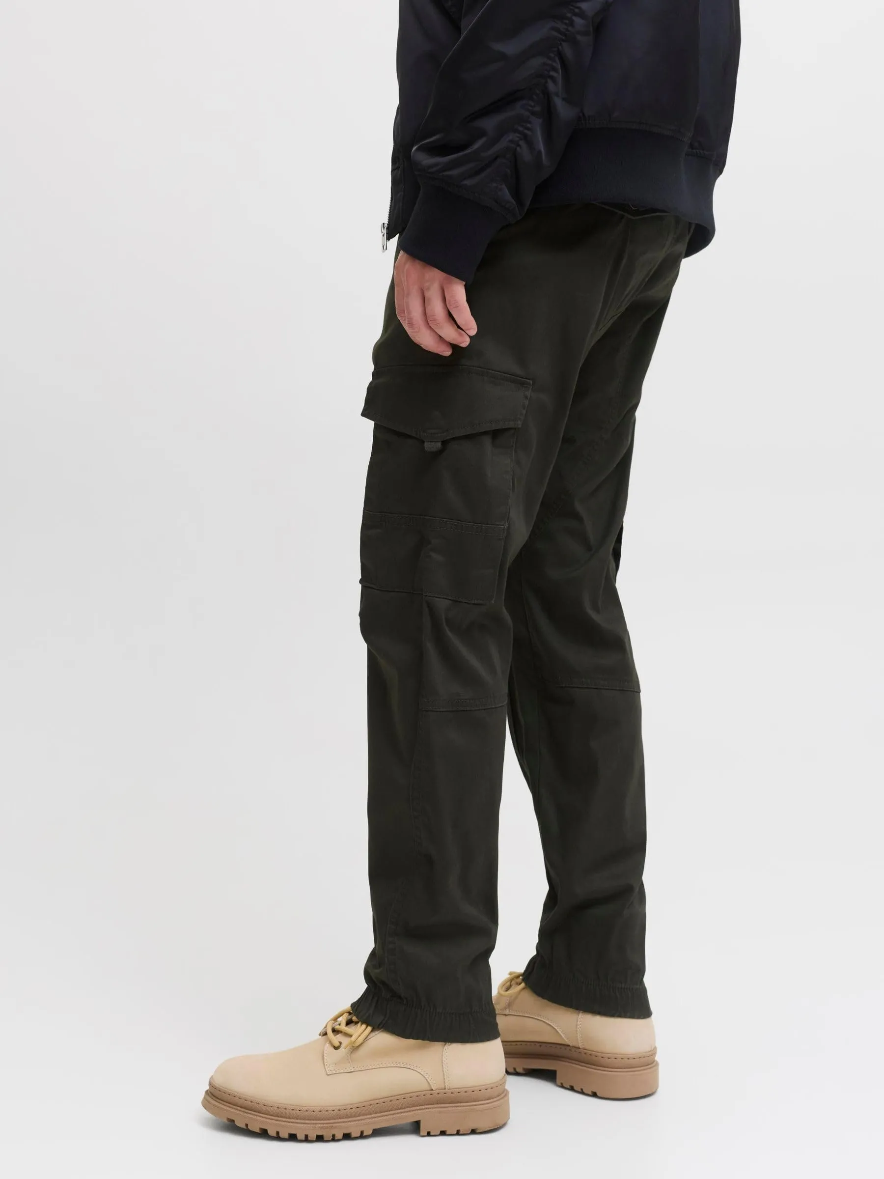 Jack & Jones Pantaloni Cargo Slim Fit Verde 32/32 - immagine 7