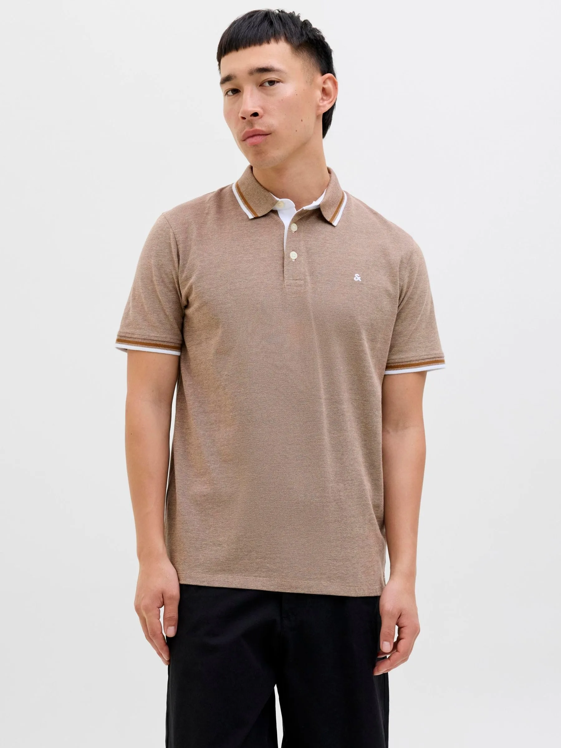 Jack & Jones Jjepaulos Polo SS Noos Maglietta, Curry, XS - immagine 2