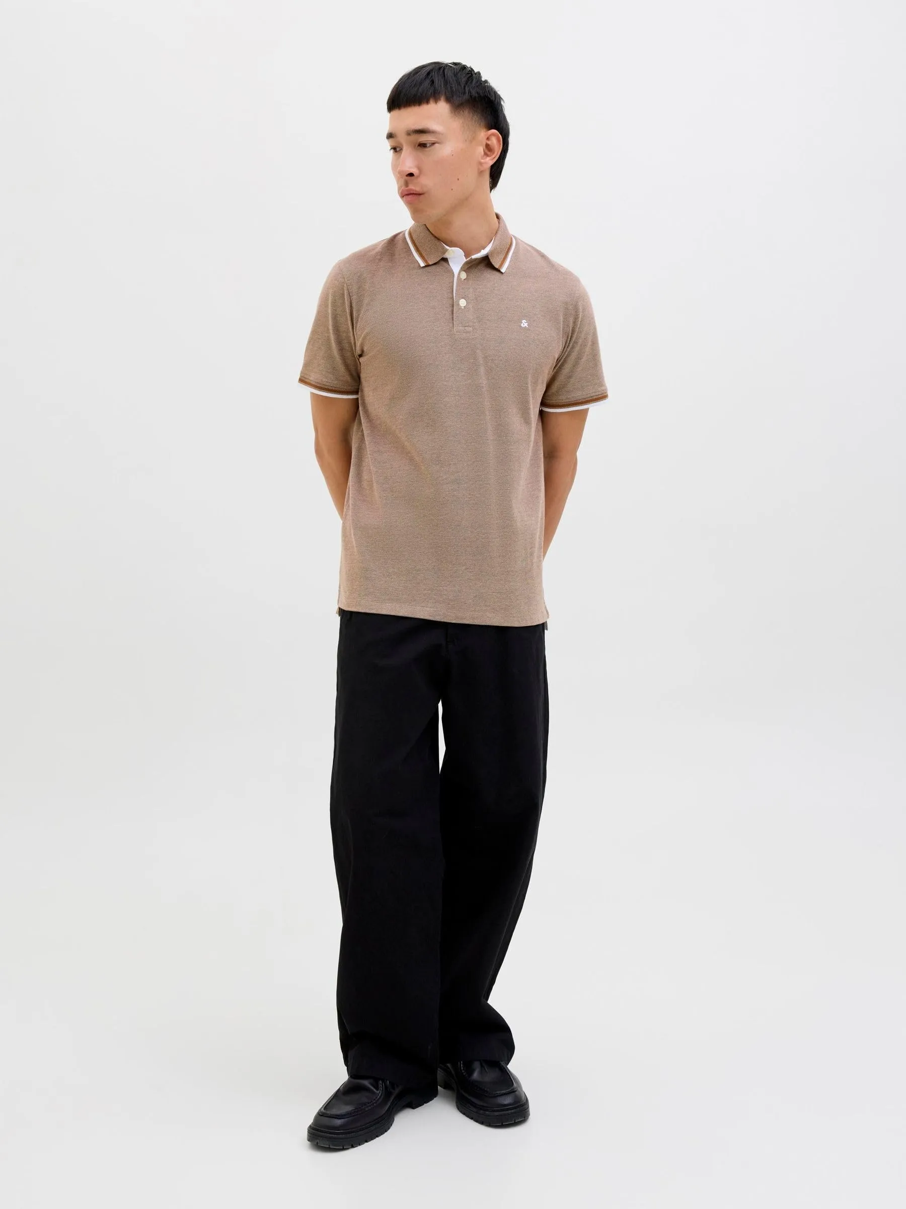 Jack & Jones Jjepaulos Polo SS Noos Maglietta, Curry, XS - immagine 3