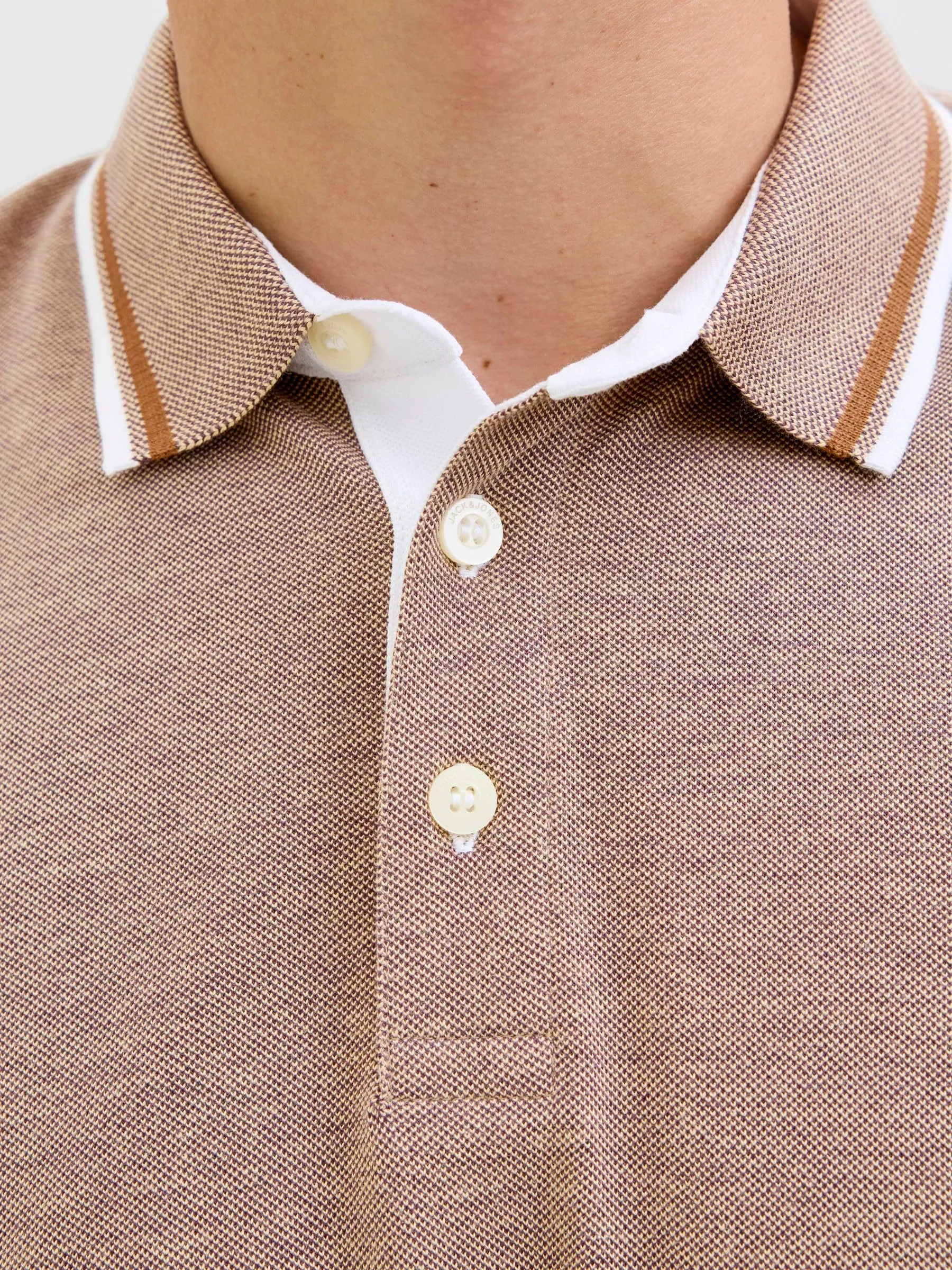 Jack & Jones Jjepaulos Polo SS Noos Maglietta, Curry, XS - immagine 6