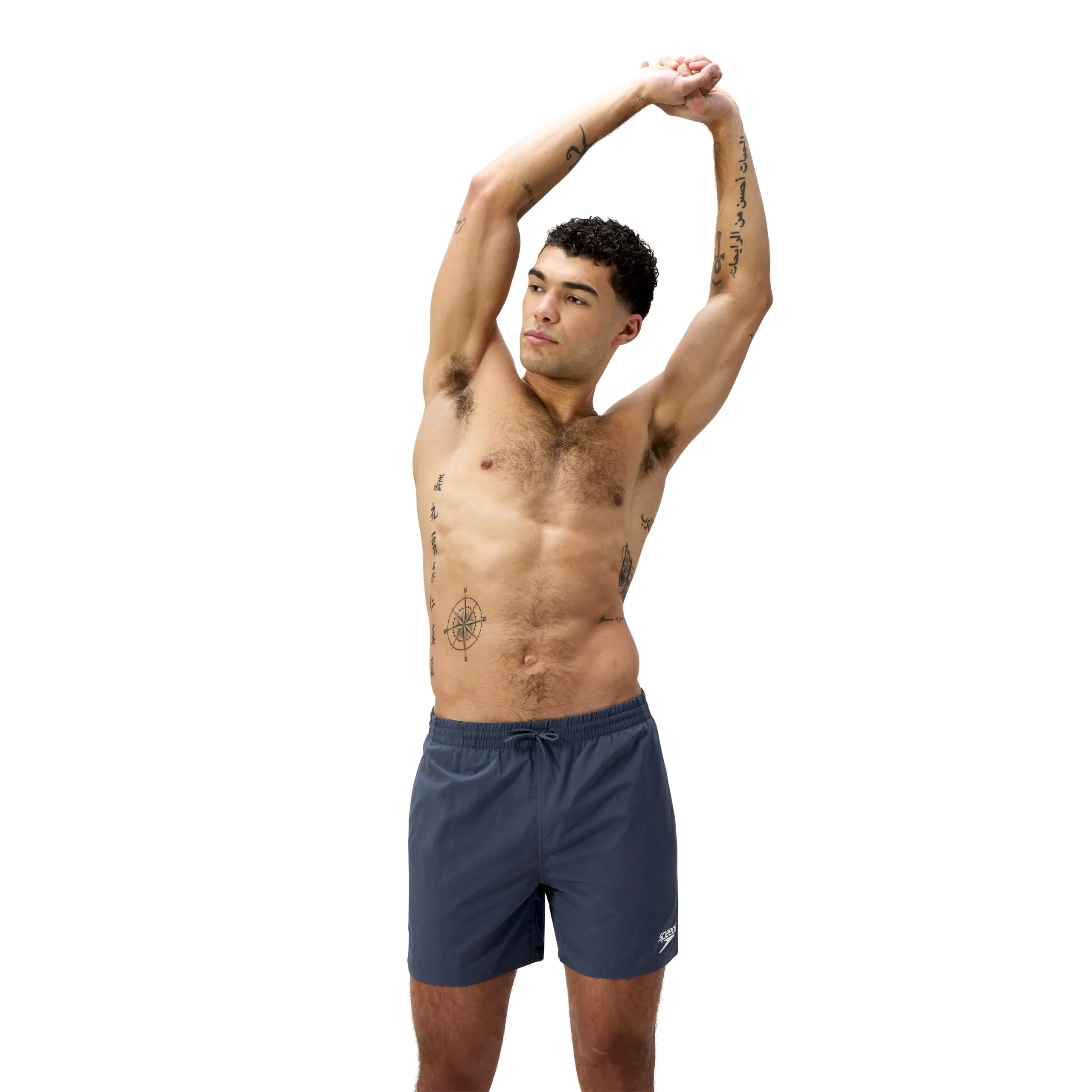 Speedo Men's 16" Watershort Swimming Trunks, Grey Lead/Black, XS - immagine 3