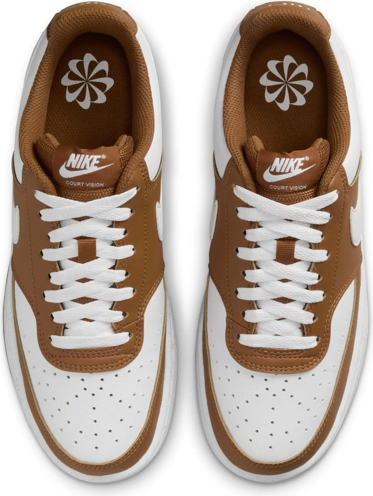 Nike Court Vision Low Next Nature Women's Shoes, Lt British Tan White, 44 EU - immagine 5