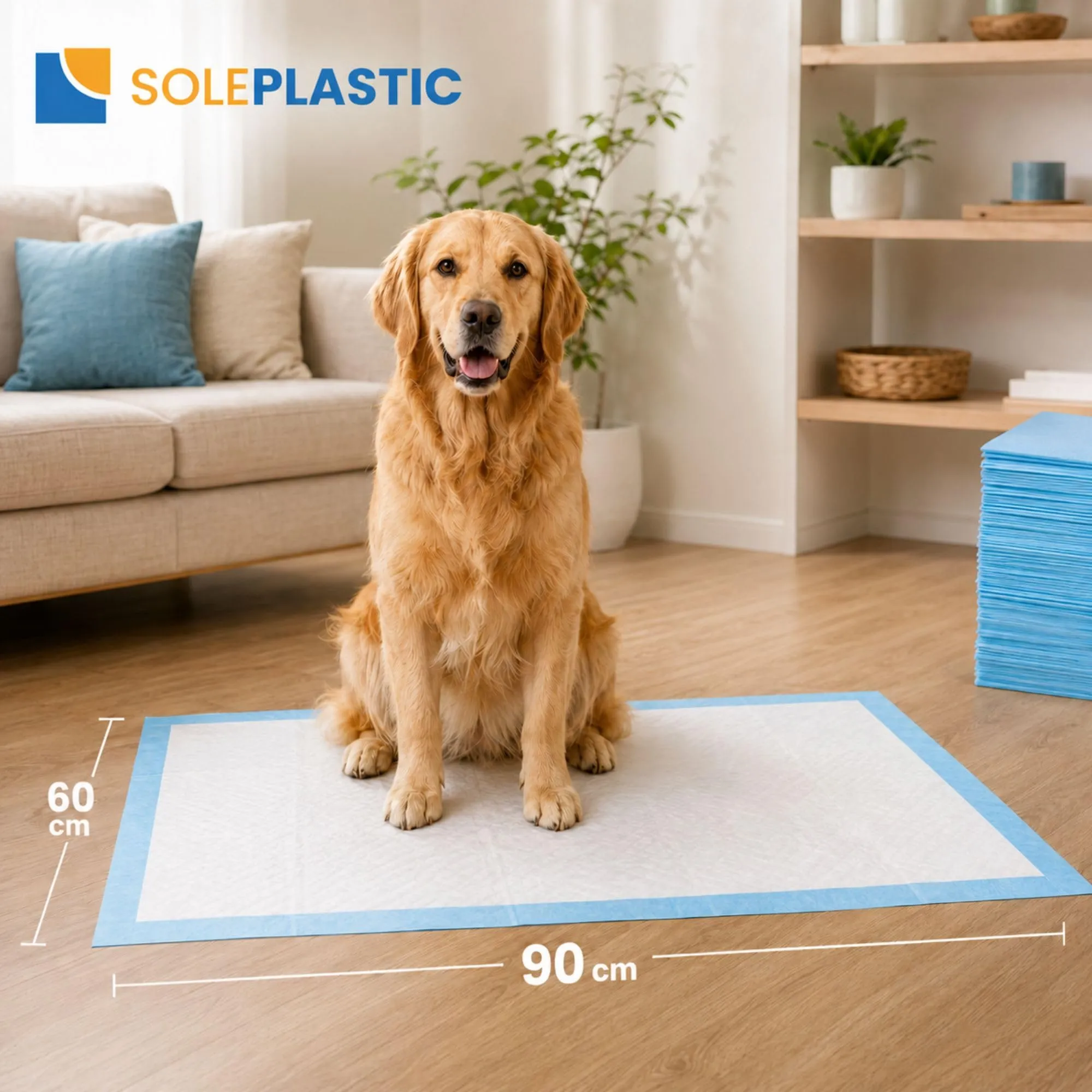 Soleplastic Traversine Cani 60x90, 5 Strati, Set 90 Pezzi - immagine 2