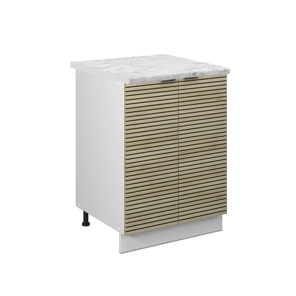 Vicco Mobiletto base cucina Fame-Line, Pannello in quercia, 60 cm - immagine 1