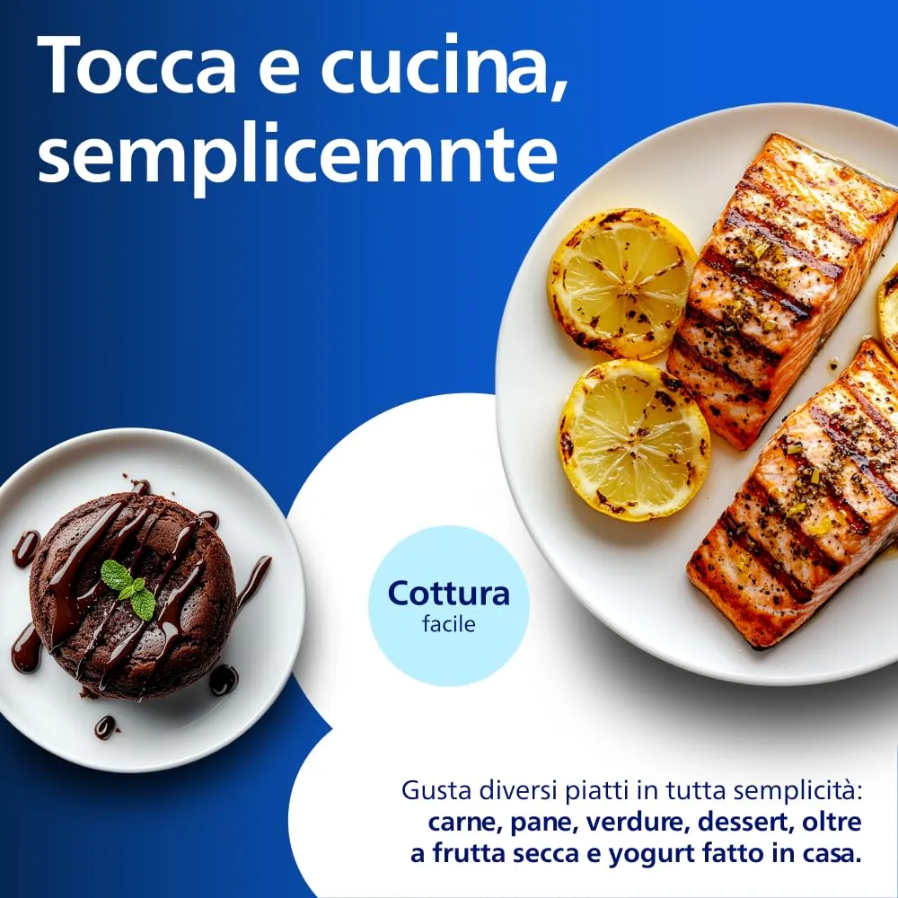 Philips Airfryer 5000 NA550/00 Doppio Cestello 9L con Vapore e RapidAir Plus - immagine 11