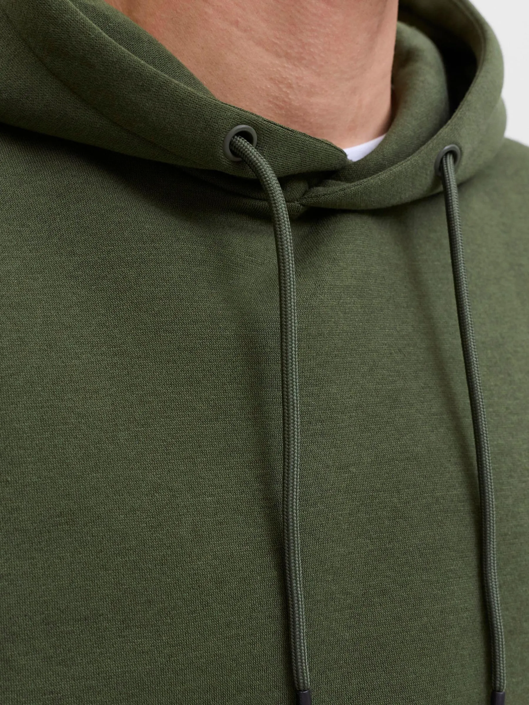 Jack & Jones Felpa con Cappuccio Tinta Unita, Borsone, M - immagine 5