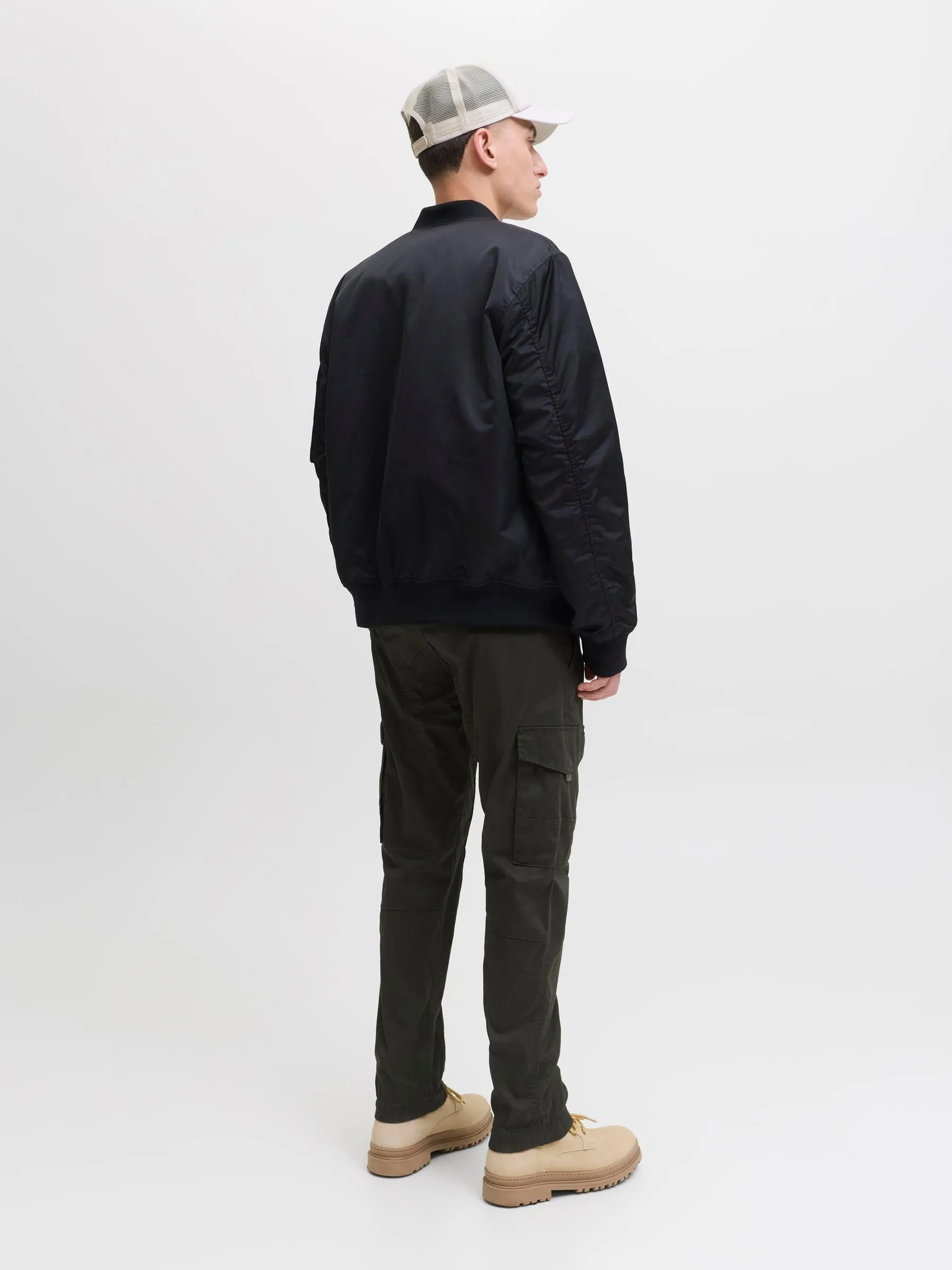 Jack & Jones Pantaloni Cargo Slim Fit Verde 34/34 - immagine 3