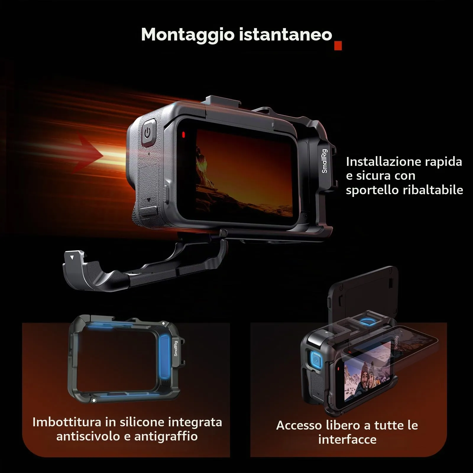 SmallRig Telaio per Insta360 Ace Pro 2/Ace Pro - 5000 - immagine 3