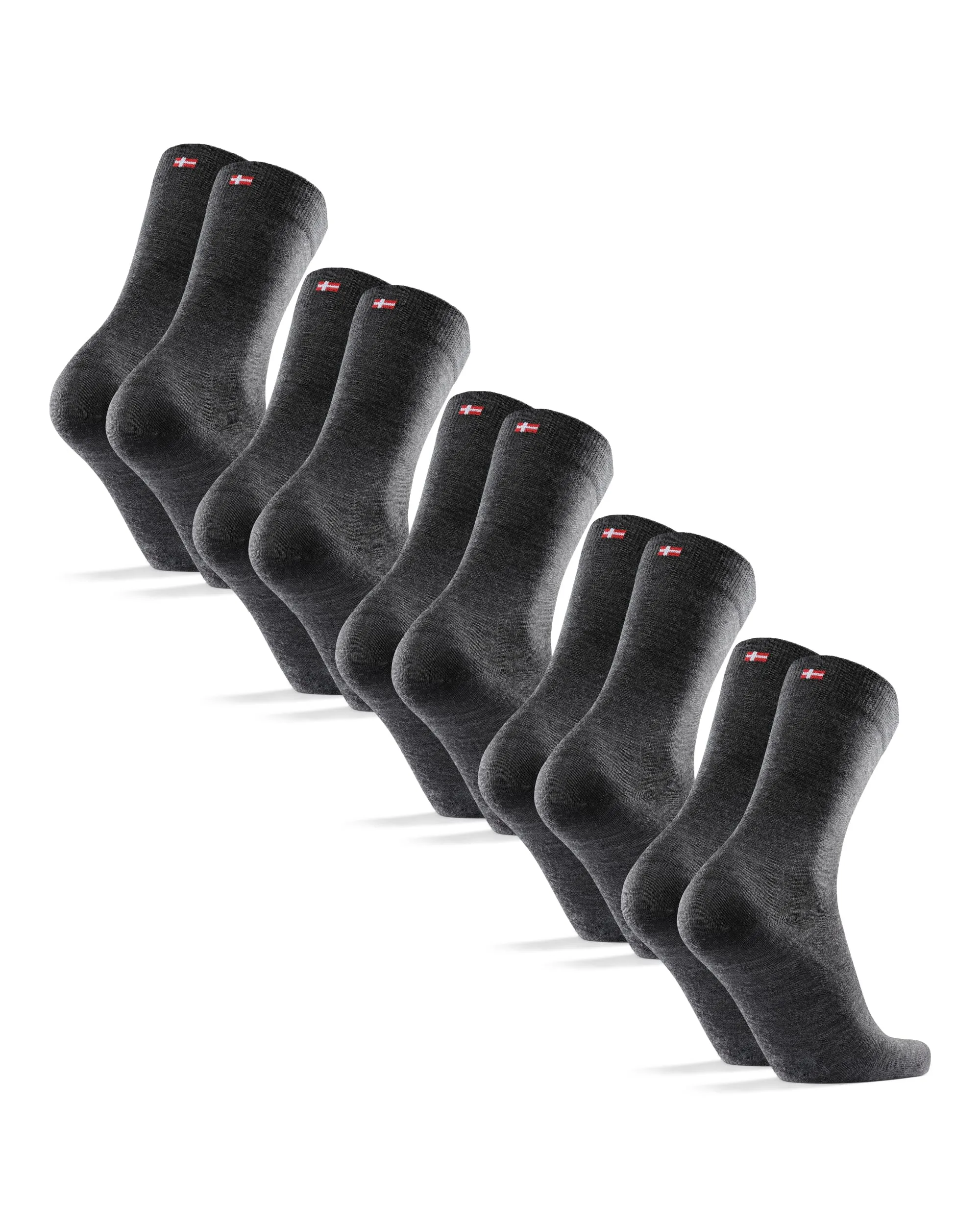 Danish Endurance Calzini in Lana Merino, Grigio, 39-42 - immagine 1