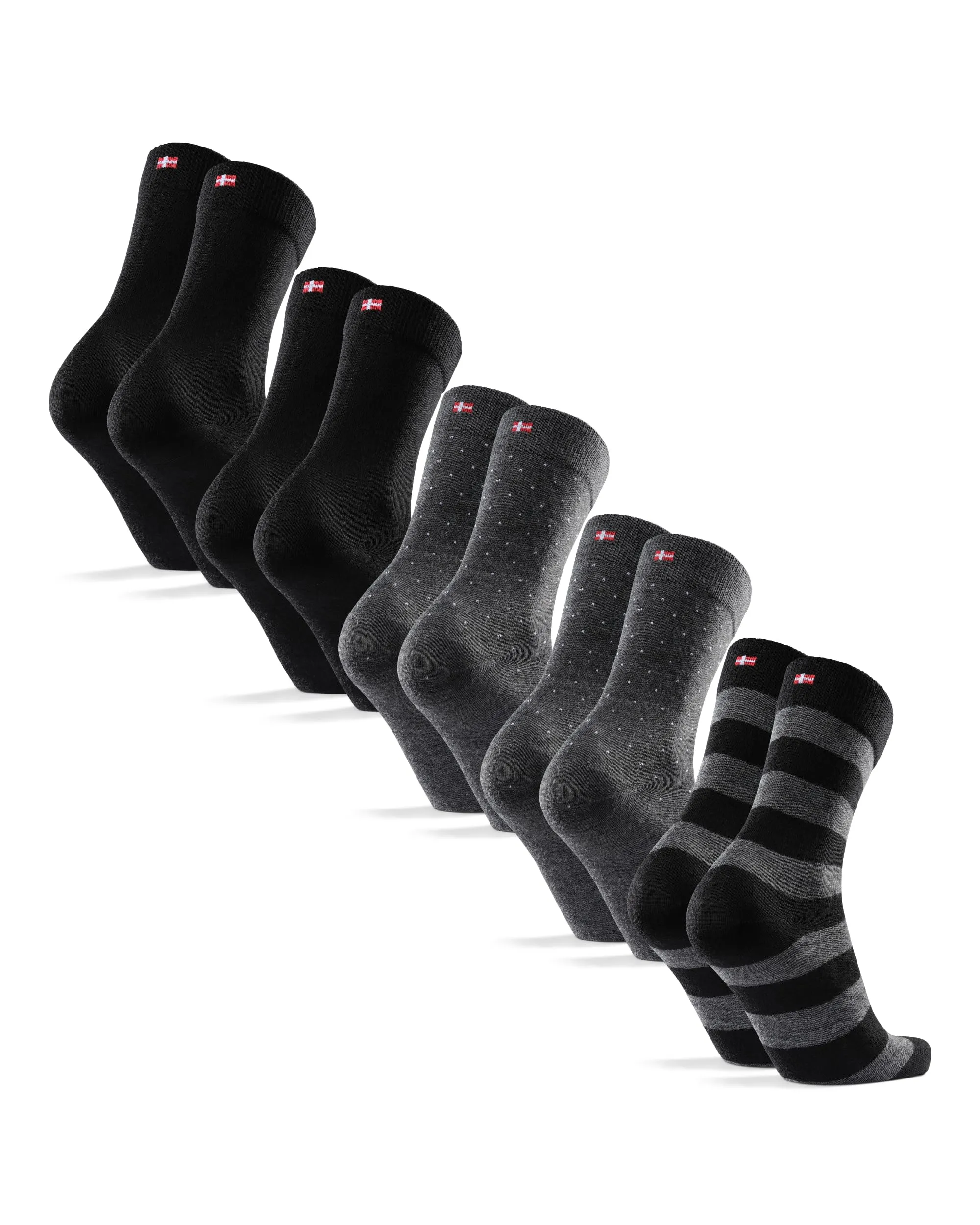 Danish Endurance Calzini in Lana Merino, Multicolore, 43-47 - immagine 1