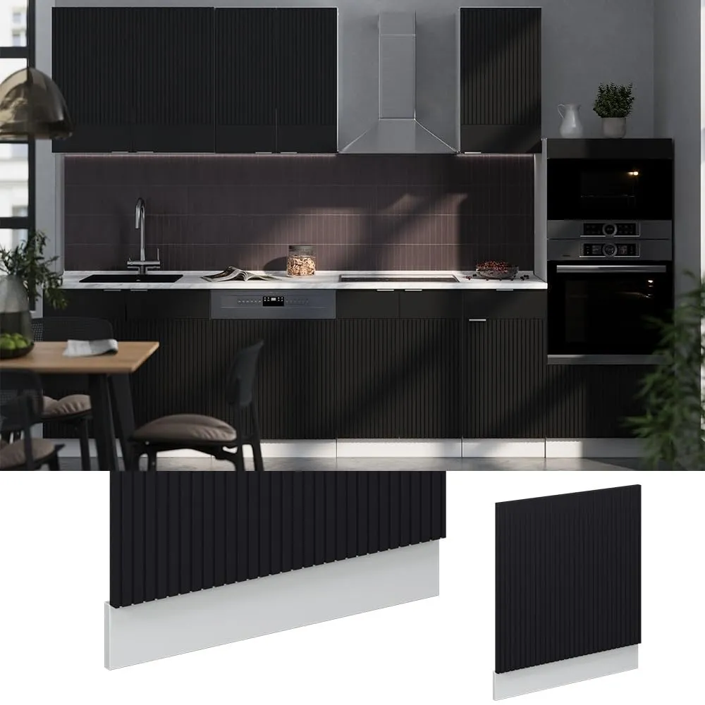Vicco Pannello Frontale Fame-Line, Nero Rigato, 60 cm - immagine 5