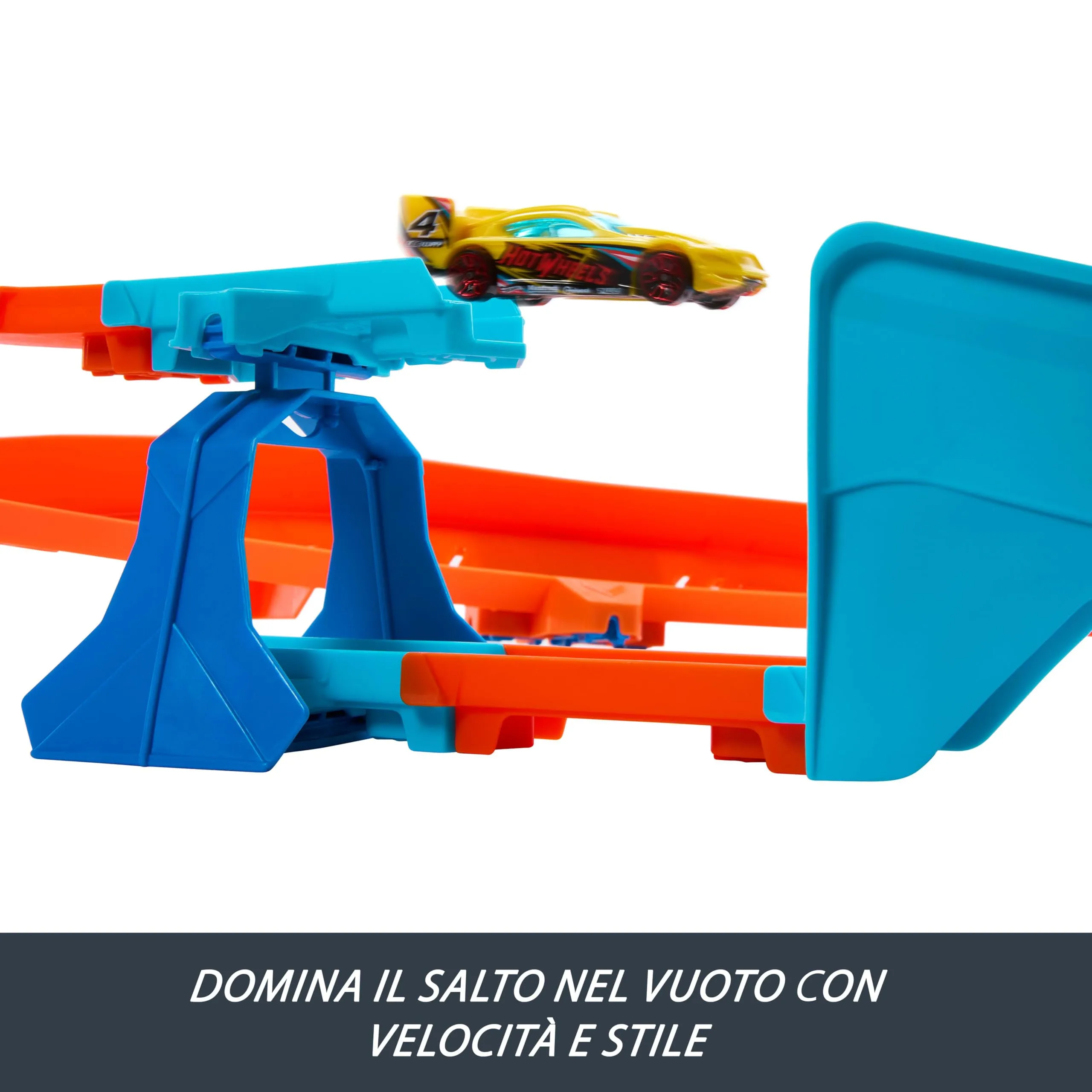 Hot Wheels Track Creator Boosted Jump Speedway Set with Car - immagine 3