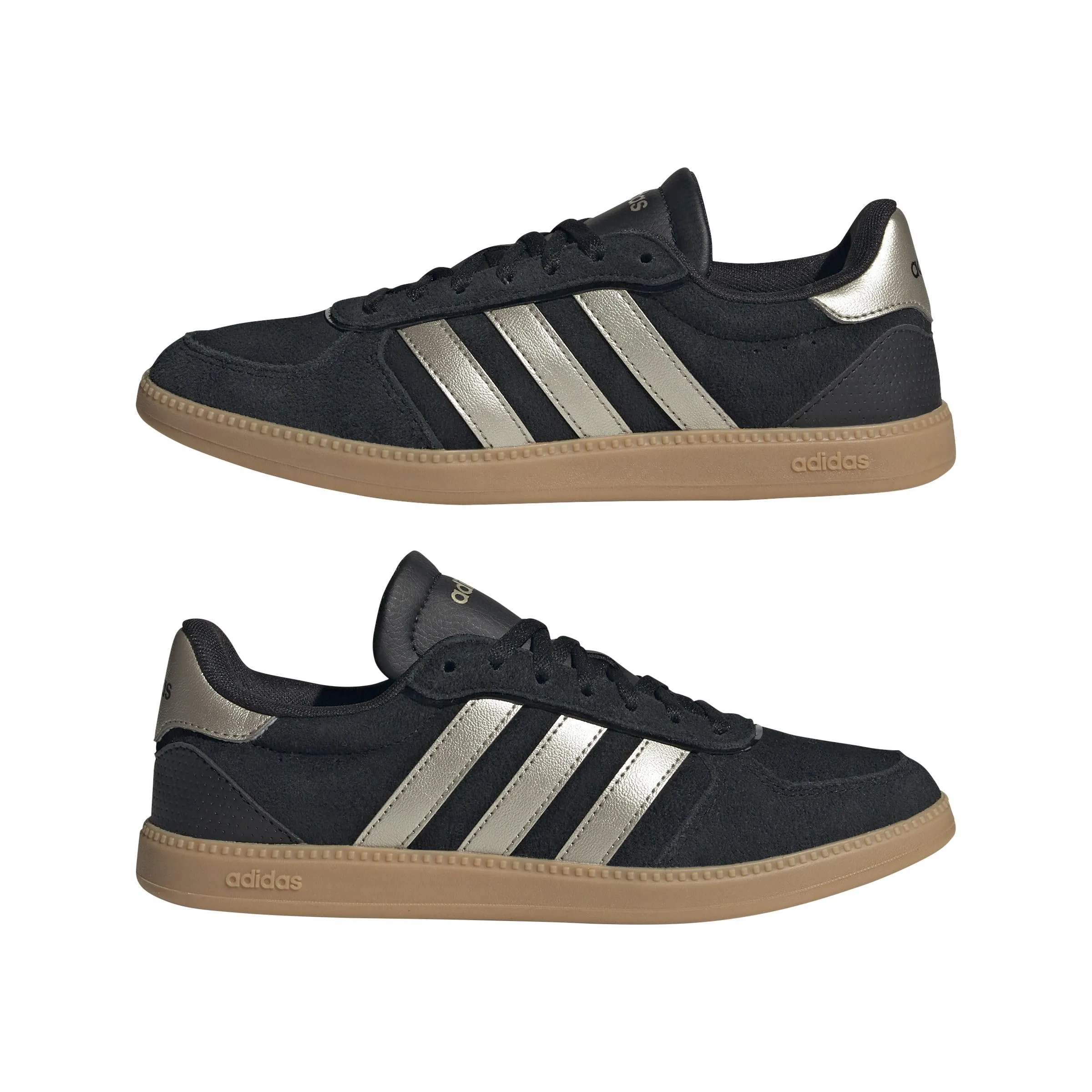 Adidas Breaknet Sleek Shoes, Core Black/Cyber Met./Gum 3, 36 EU - immagine 4
