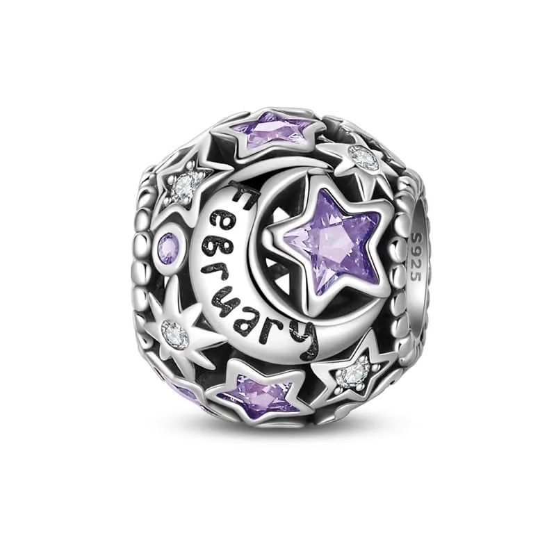KUNSIR Bead Charm in Argento Sterling 925 con Cubic Zirconia per Braccialetti e Collane Europei - immagine 1